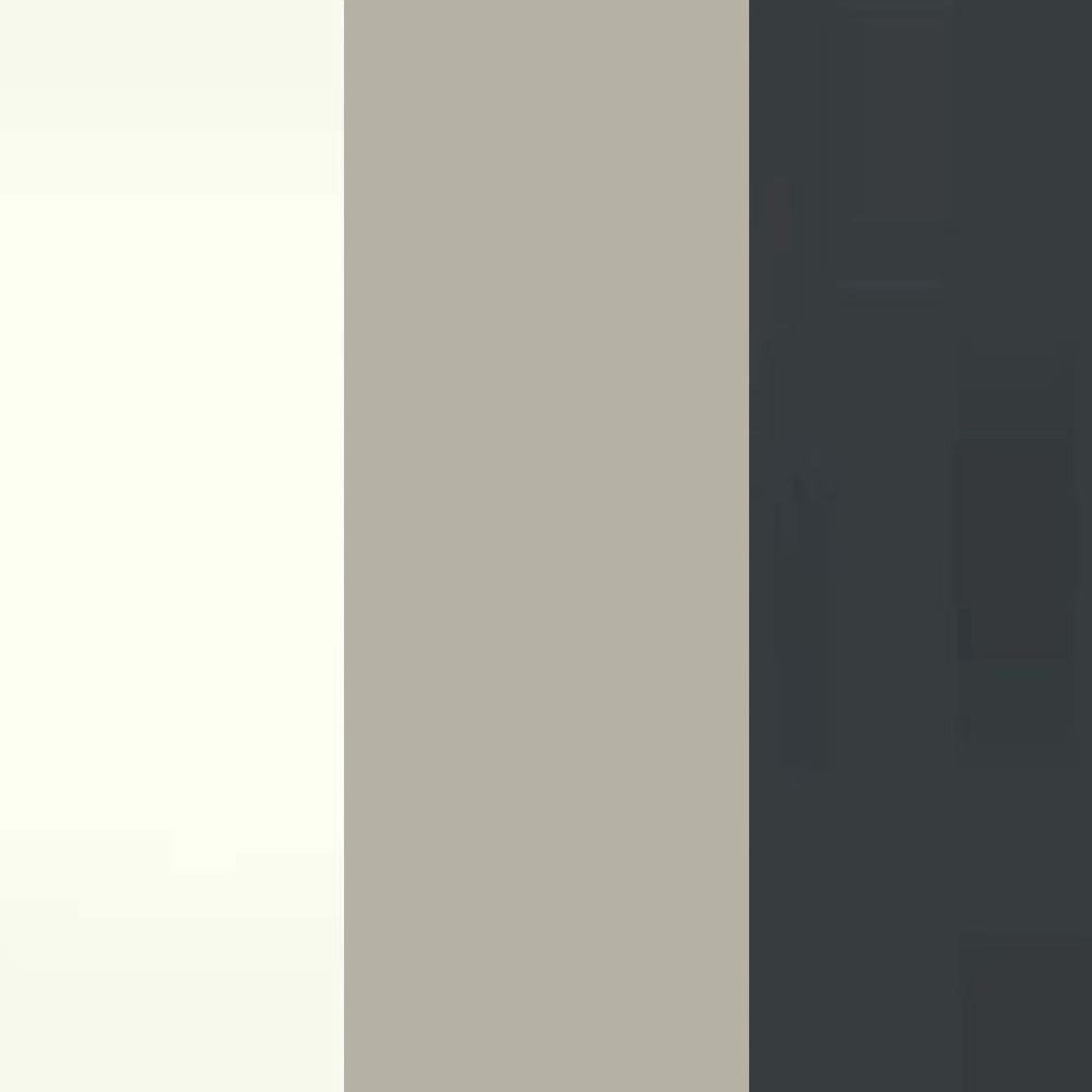 Alpine White Carcase and Pebble Grey Glass Top Drawer with Slate Handle 600-609