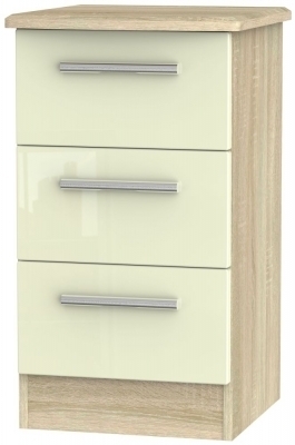 Cream High Gloss Front and Bardolino Base Unit