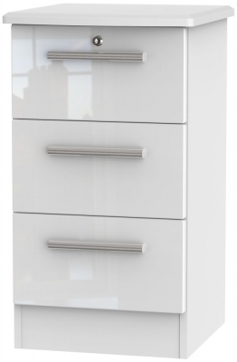 White High Gloss Front and White Base Unit