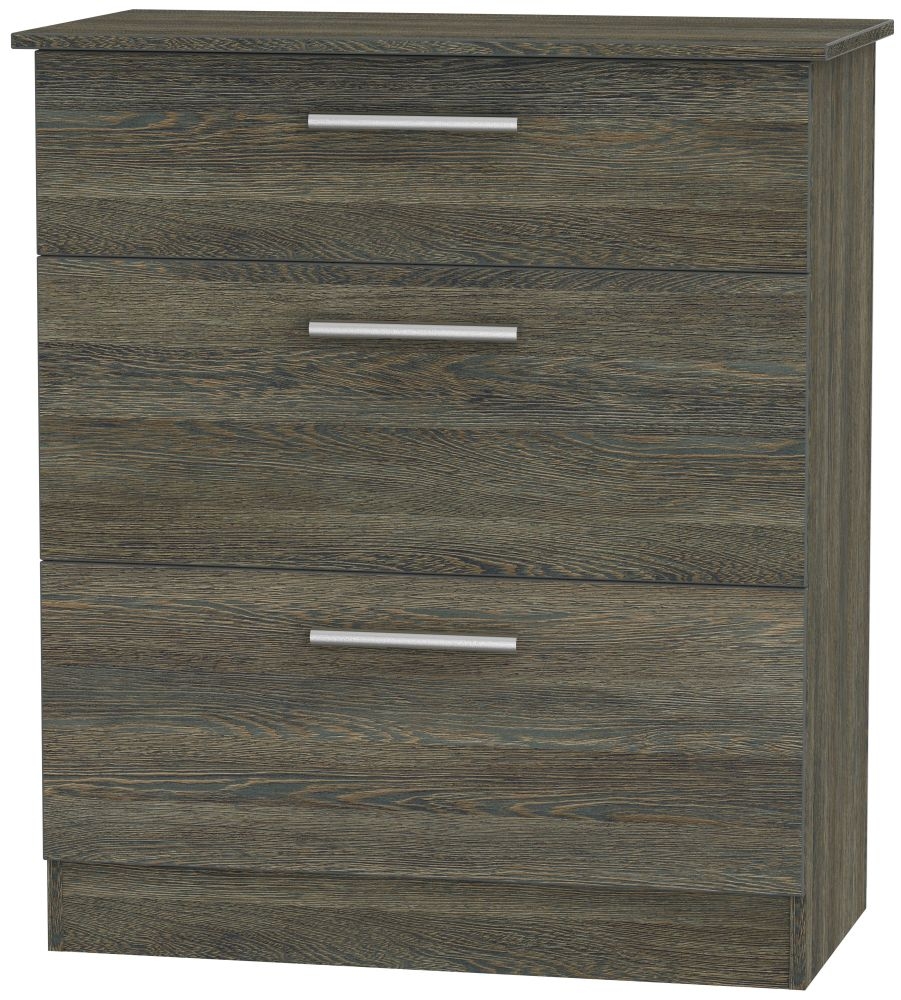 Contrast Panga 3 Drawer Deep Chest