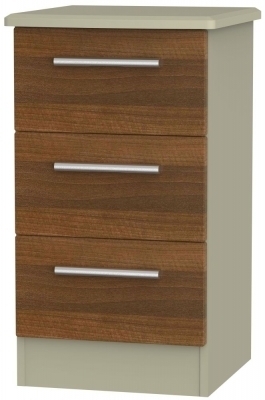 Noche Walnut Front and Mushroom Base Unit