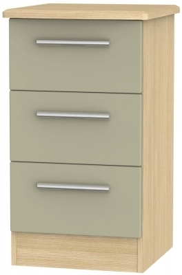 Mushroom Front and Light Oak Base Unit