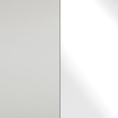 Champagne Carcase with White Glass Front 602