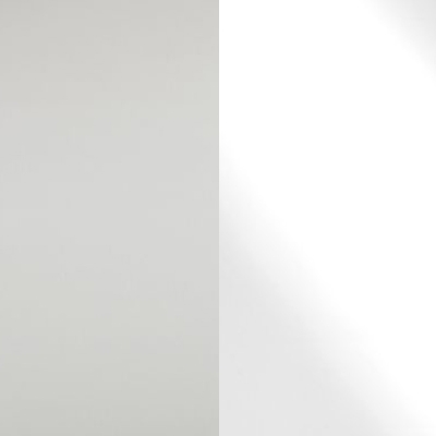 Champagne Carcase and White Glass Front with Champagne Handles Ledges and Trims 339