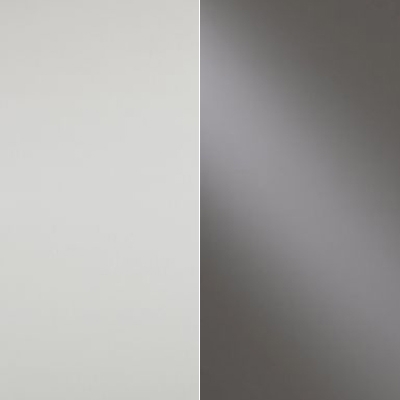 Havana Carcase and Havana Glass Front with Chrome Handles Ledges and Trims 325