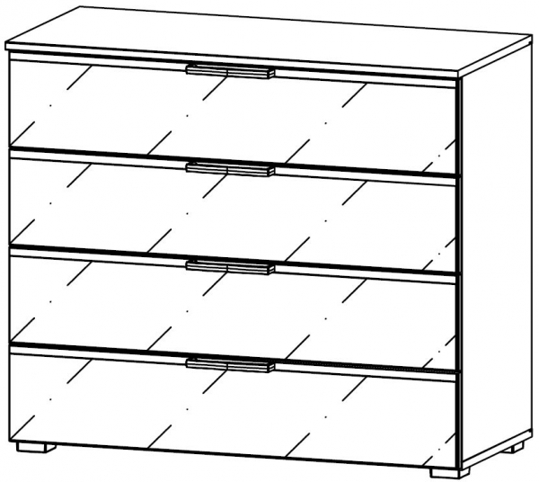 69RG : 4 Drawer Wide Chest