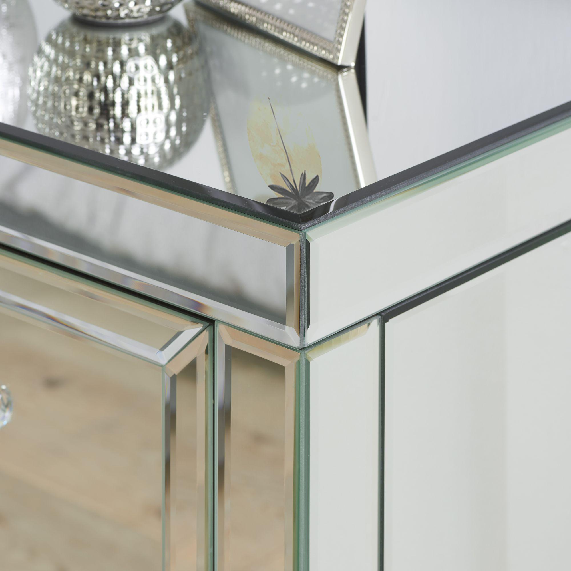 Valencia Small Chest - 3 Drawer - Mirrored