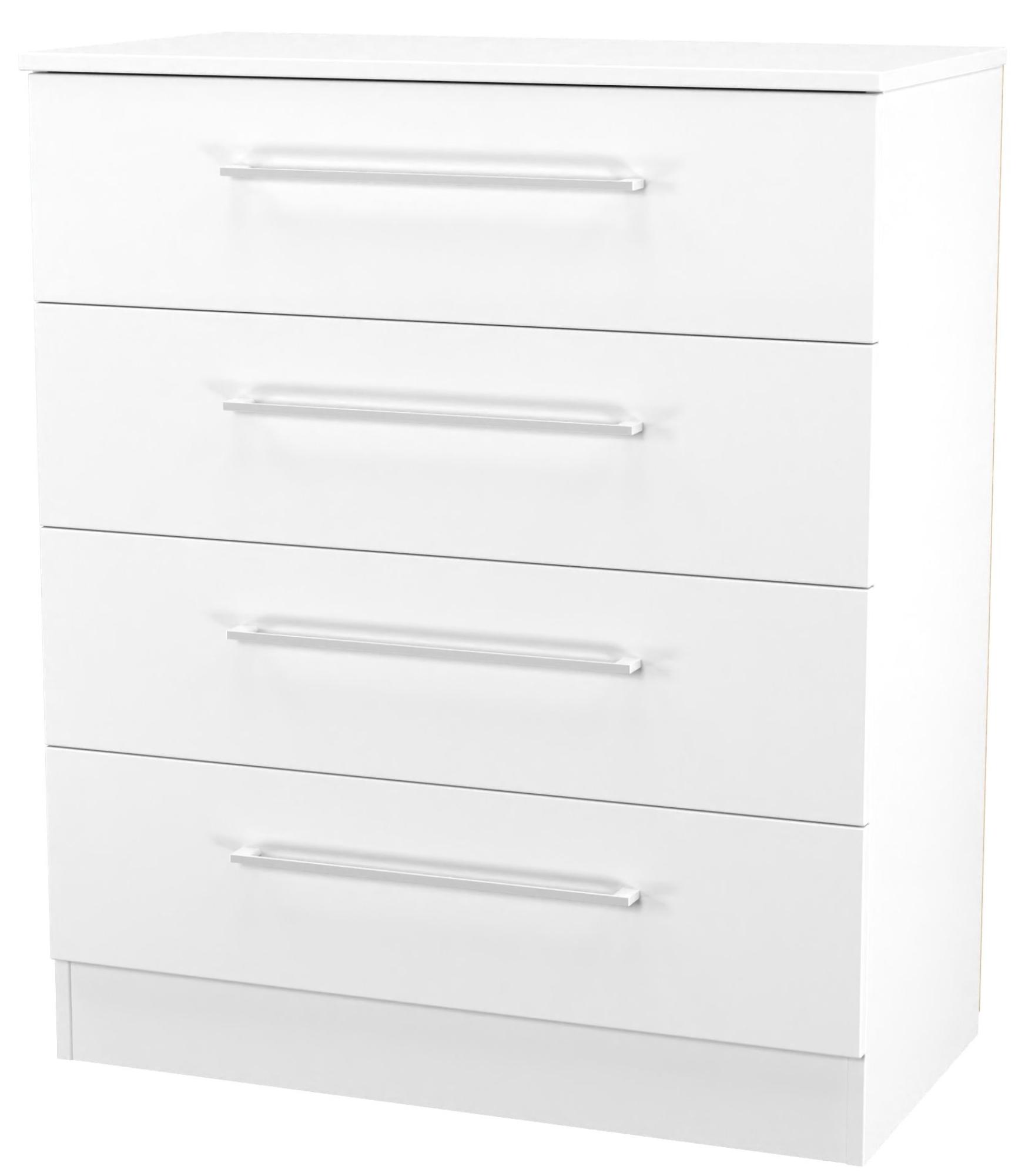 Worcester Chest - 4 Drawer - White