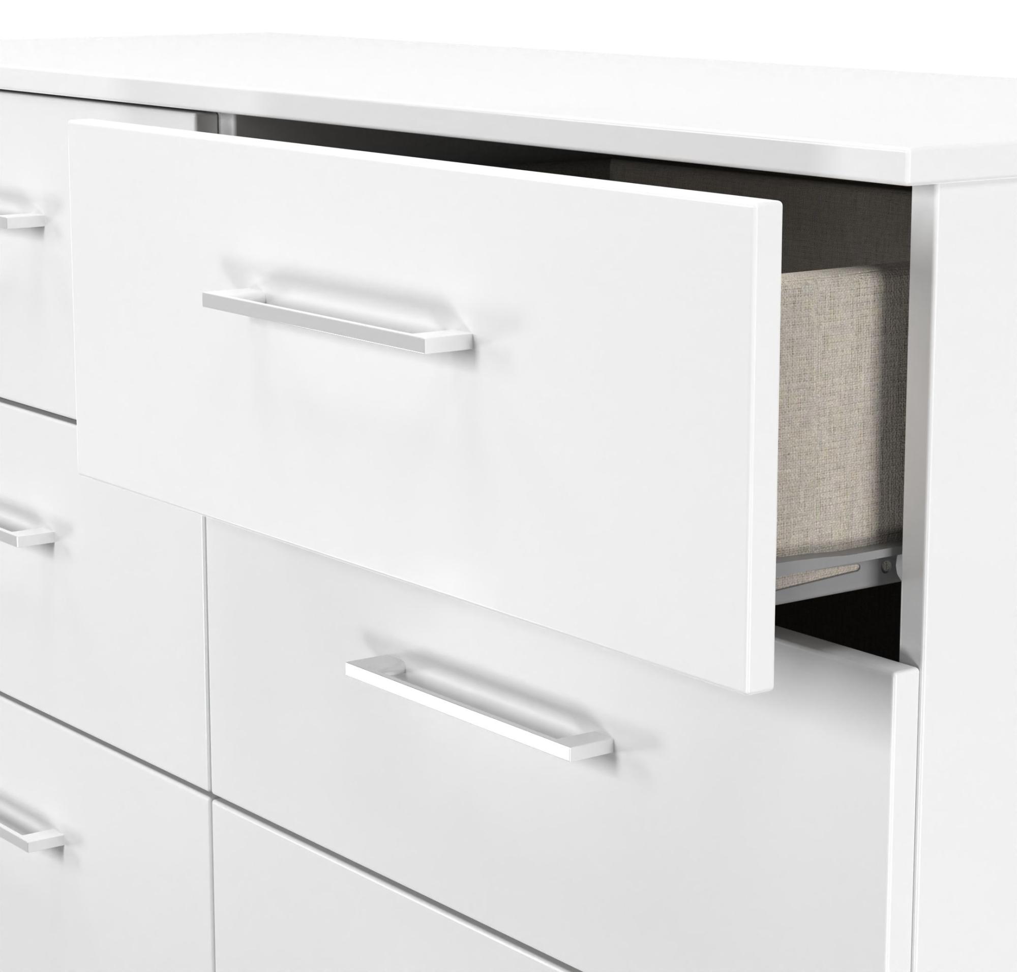 Worcester Chest - 6 Drawer - Midi - White