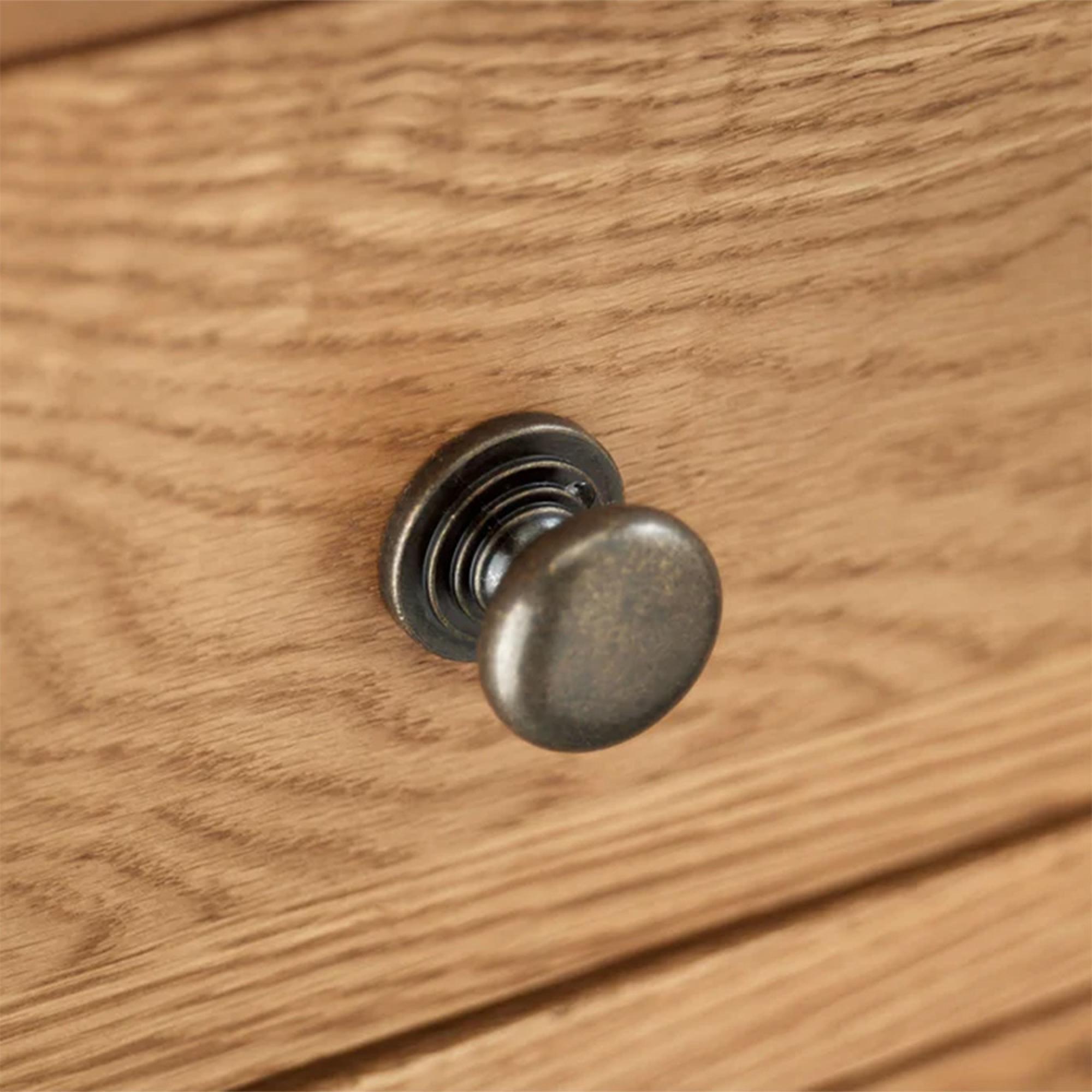 Marlborough Dressing Table - 4 Drawer - Single - Oak