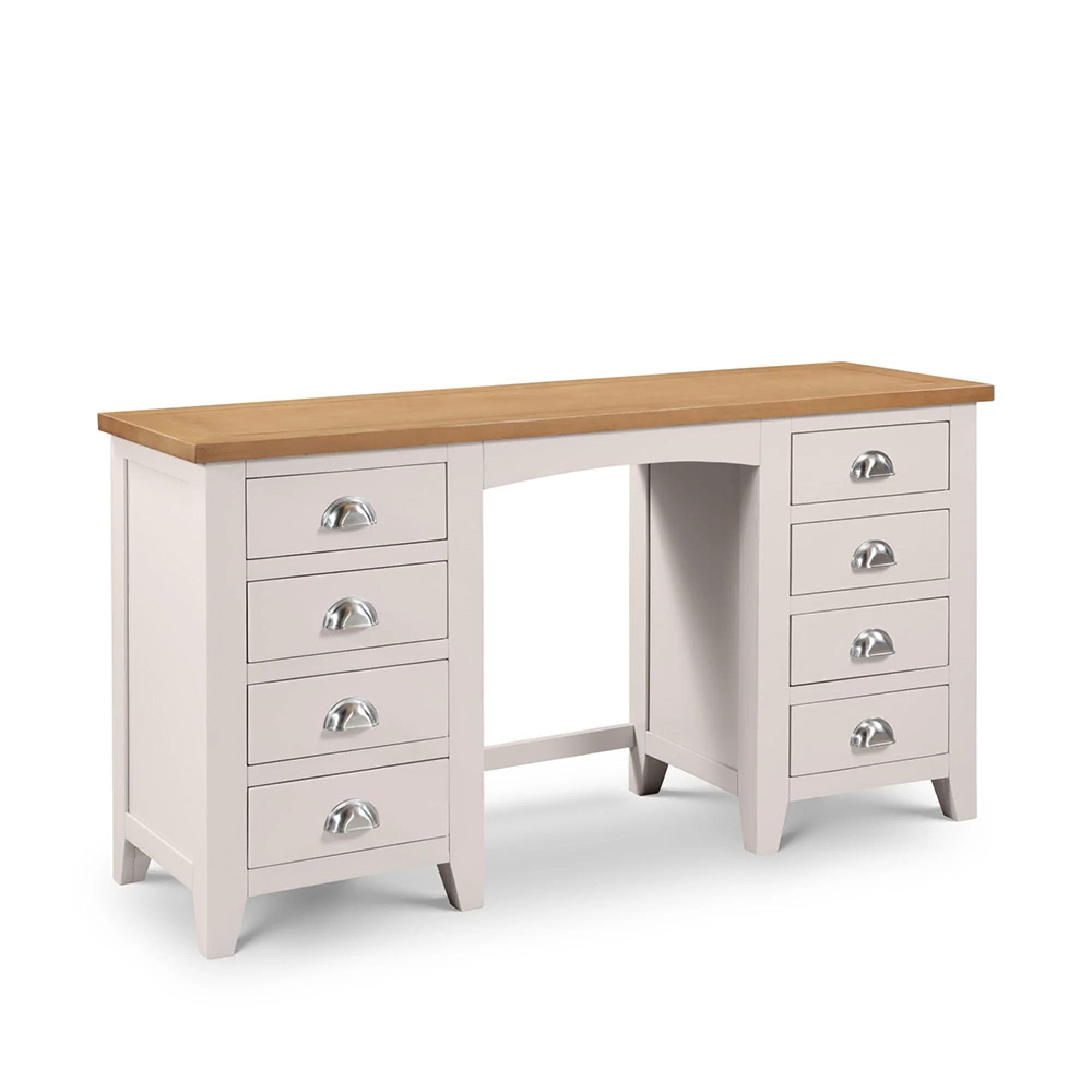 Richmond Dressing Table - 8 Drawer - Double - Grey