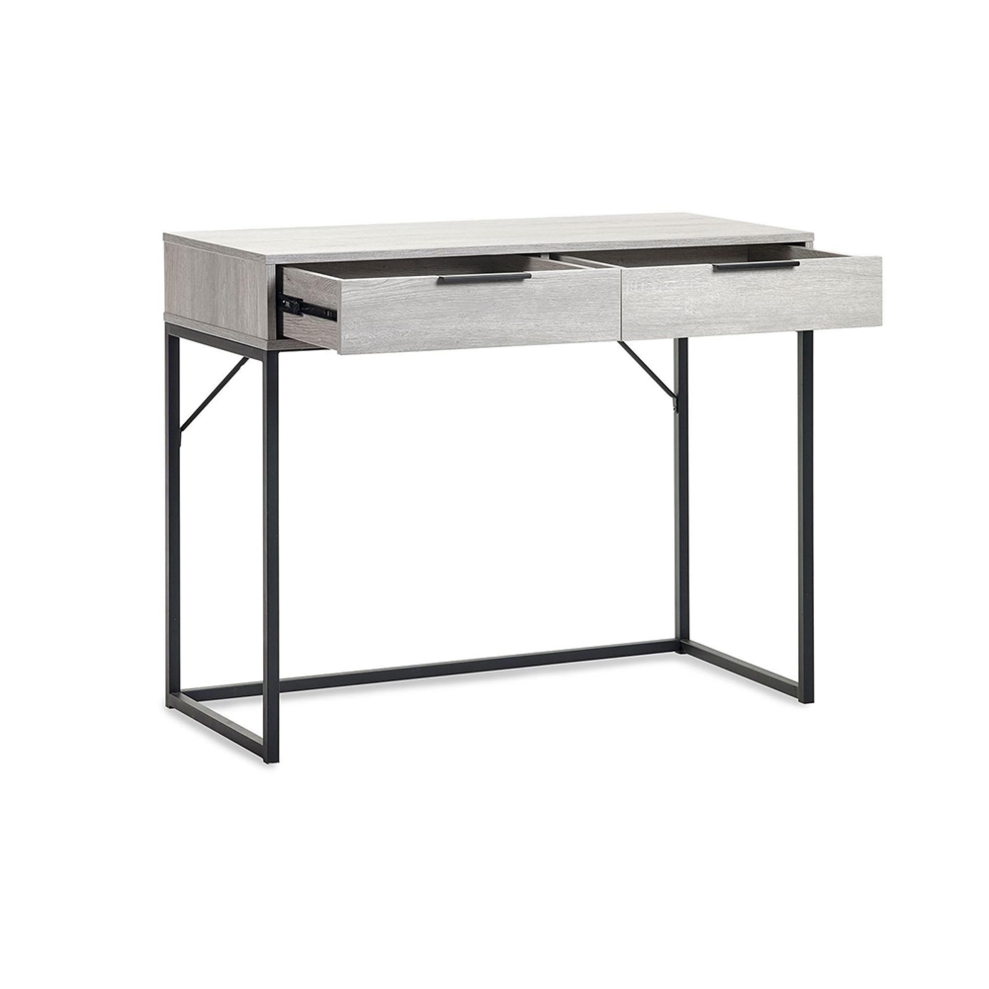 Bali Grey Oak Dressing Table - 2 Drawer