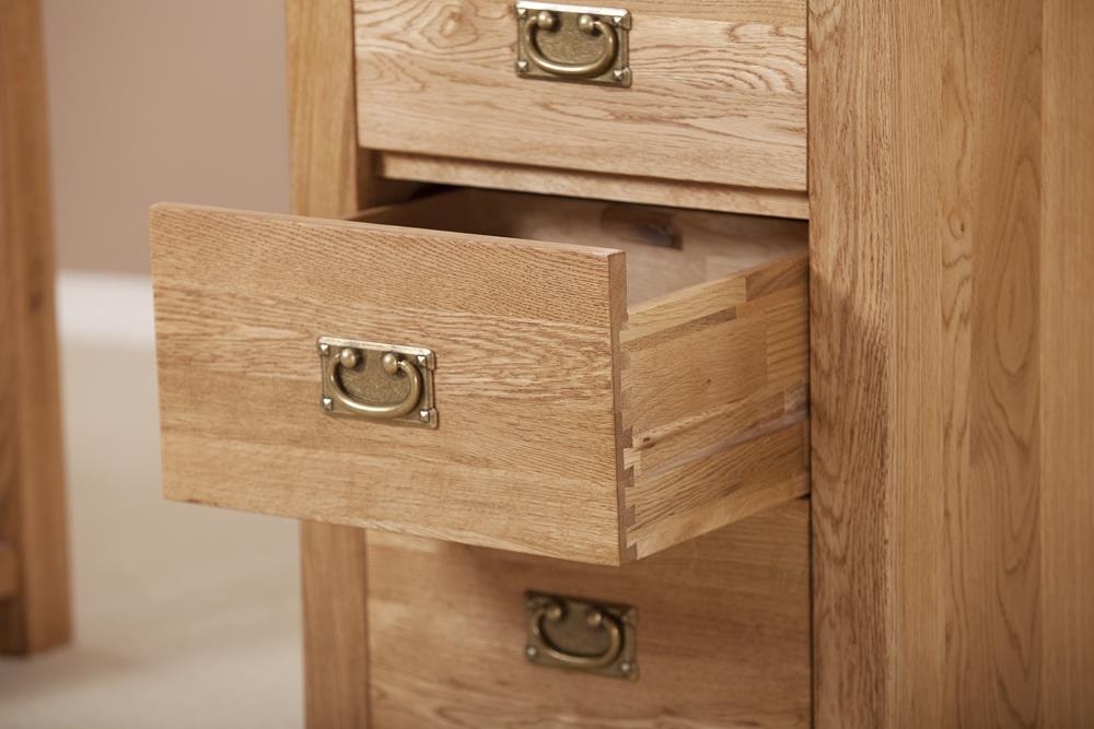 Kent Oak Single Pedestal Dressing Table