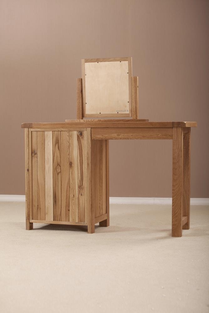 Kent Oak Single Pedestal Dressing Table