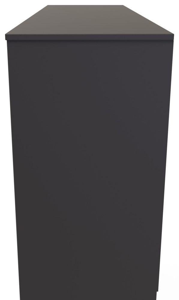 New York Dressing Table - Double - 6 Drawer - Graphite