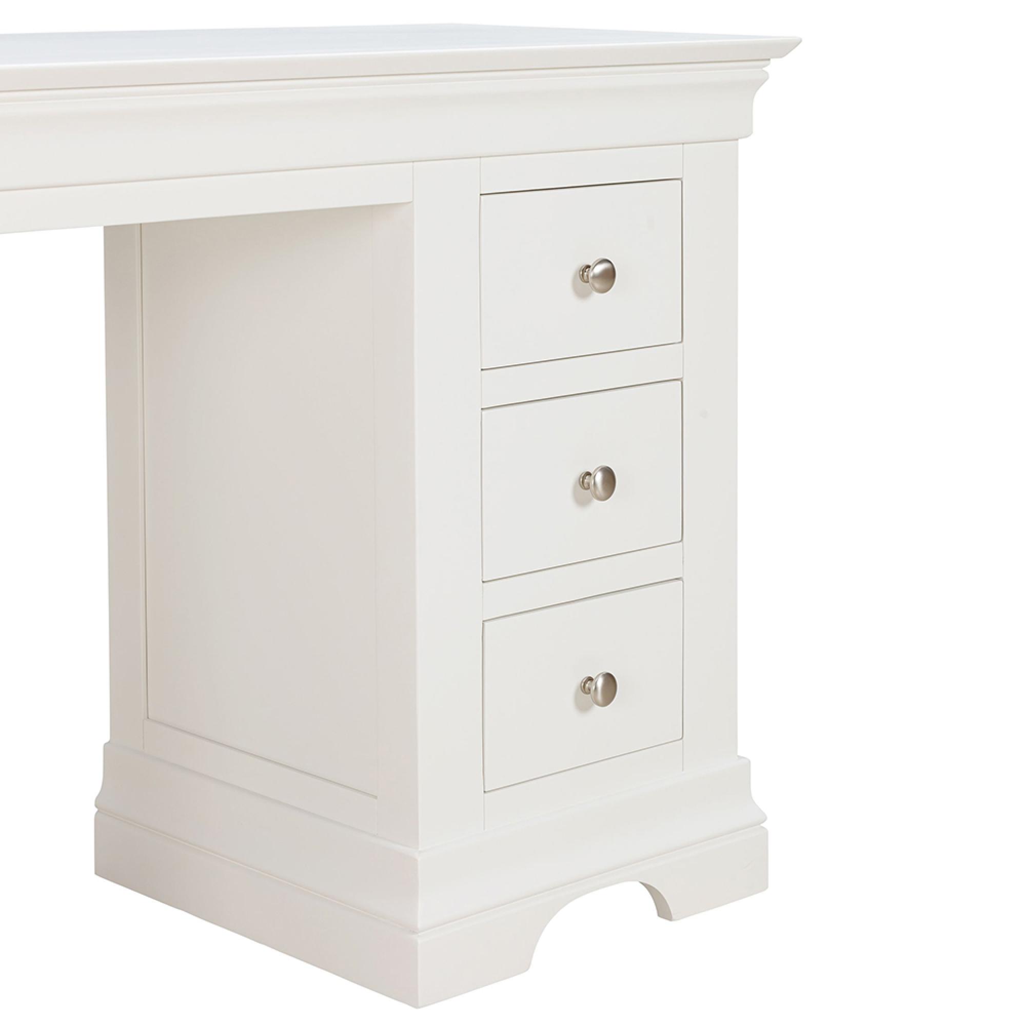 Paisley White Painted 3 Drawer Dressing Table