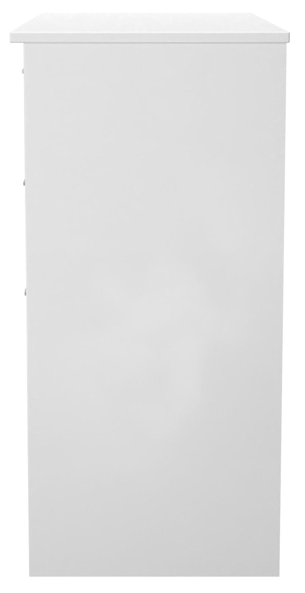 Worcester Dressing Table - 3 Drawer - Single - White