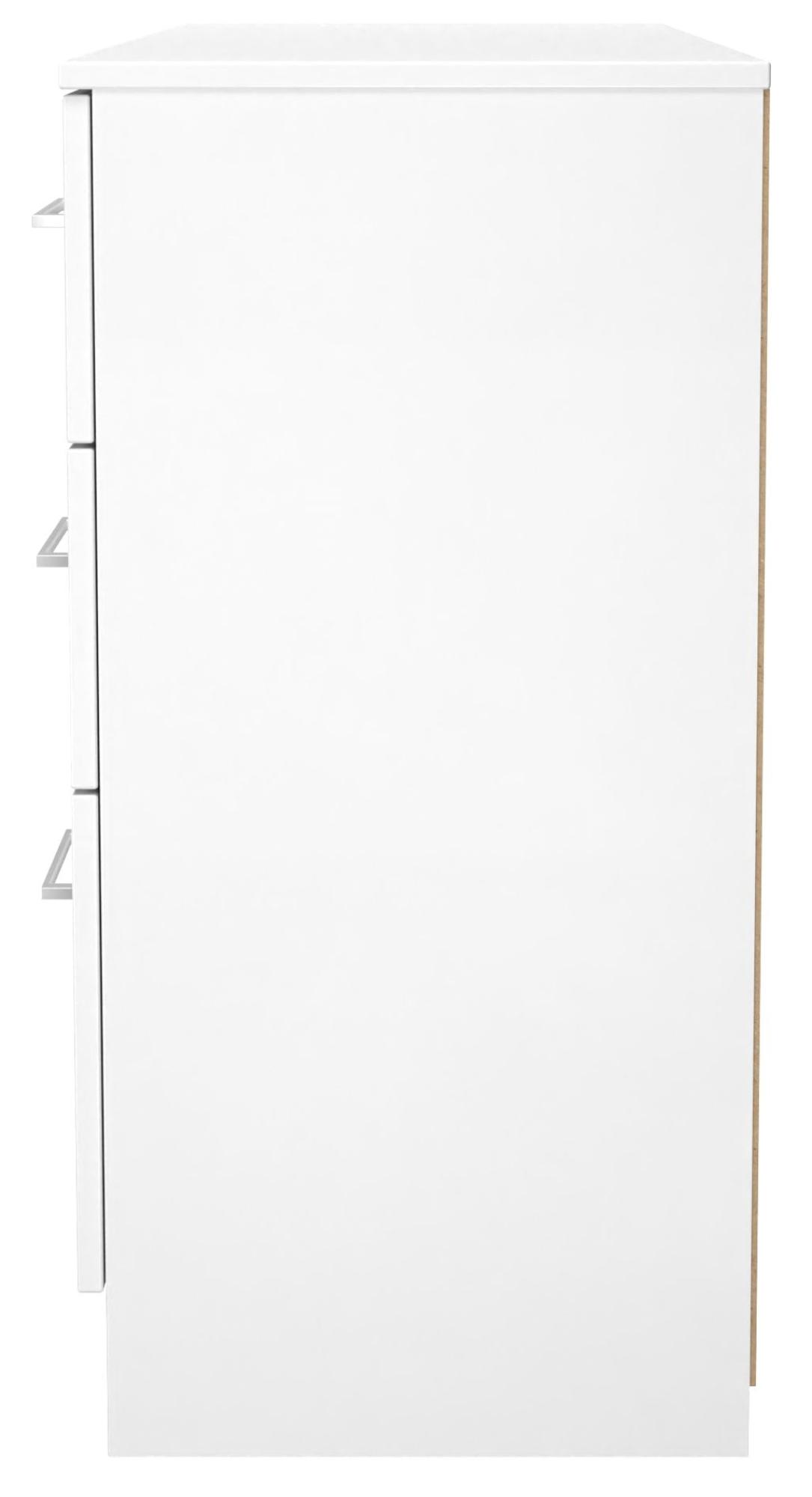 Worcester Dressing Table - 6 Drawer - Double - White