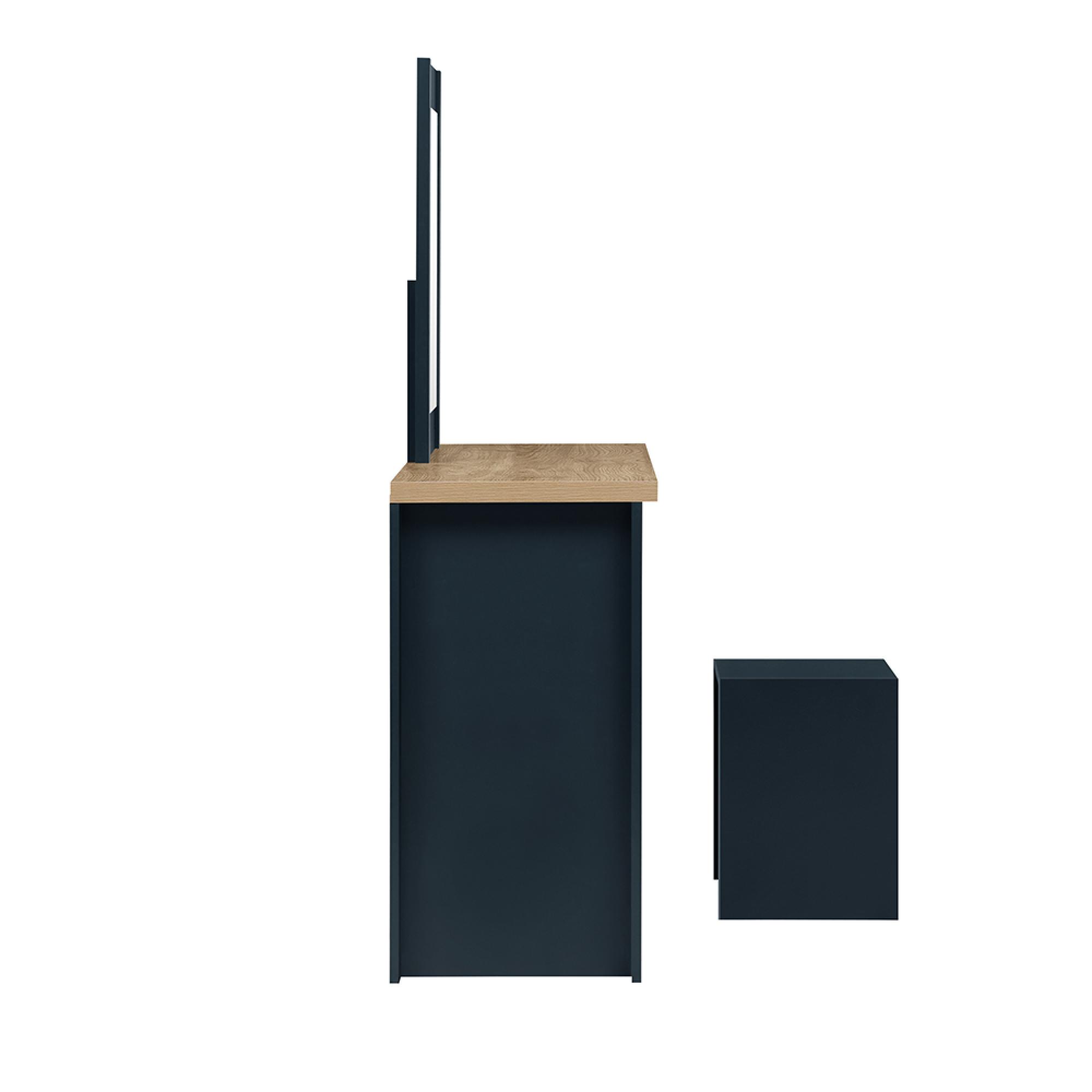 Highgate Dressing Set - 3 Drawer - Navy Blue Painted