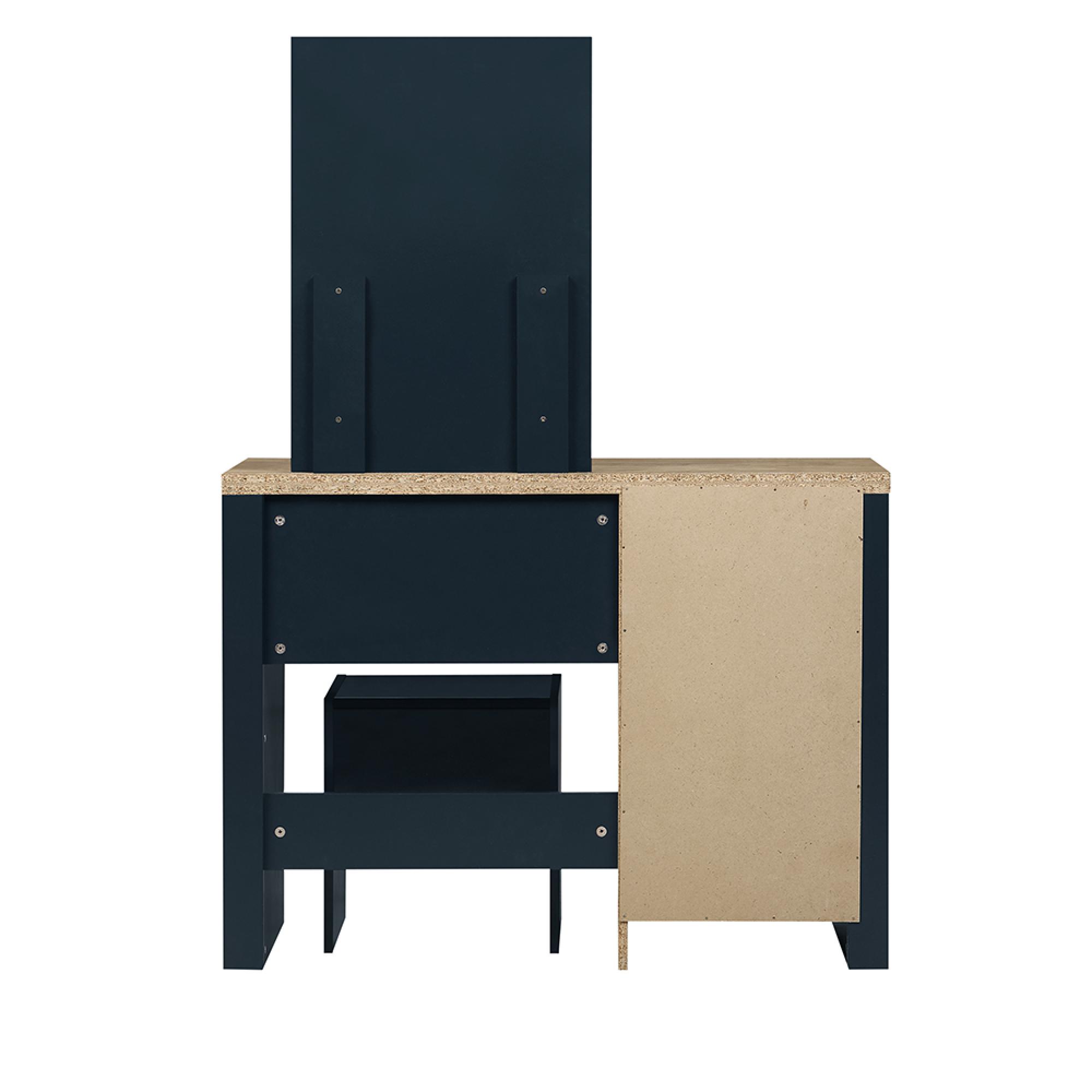 Highgate Dressing Set - 3 Drawer - Navy Blue Painted