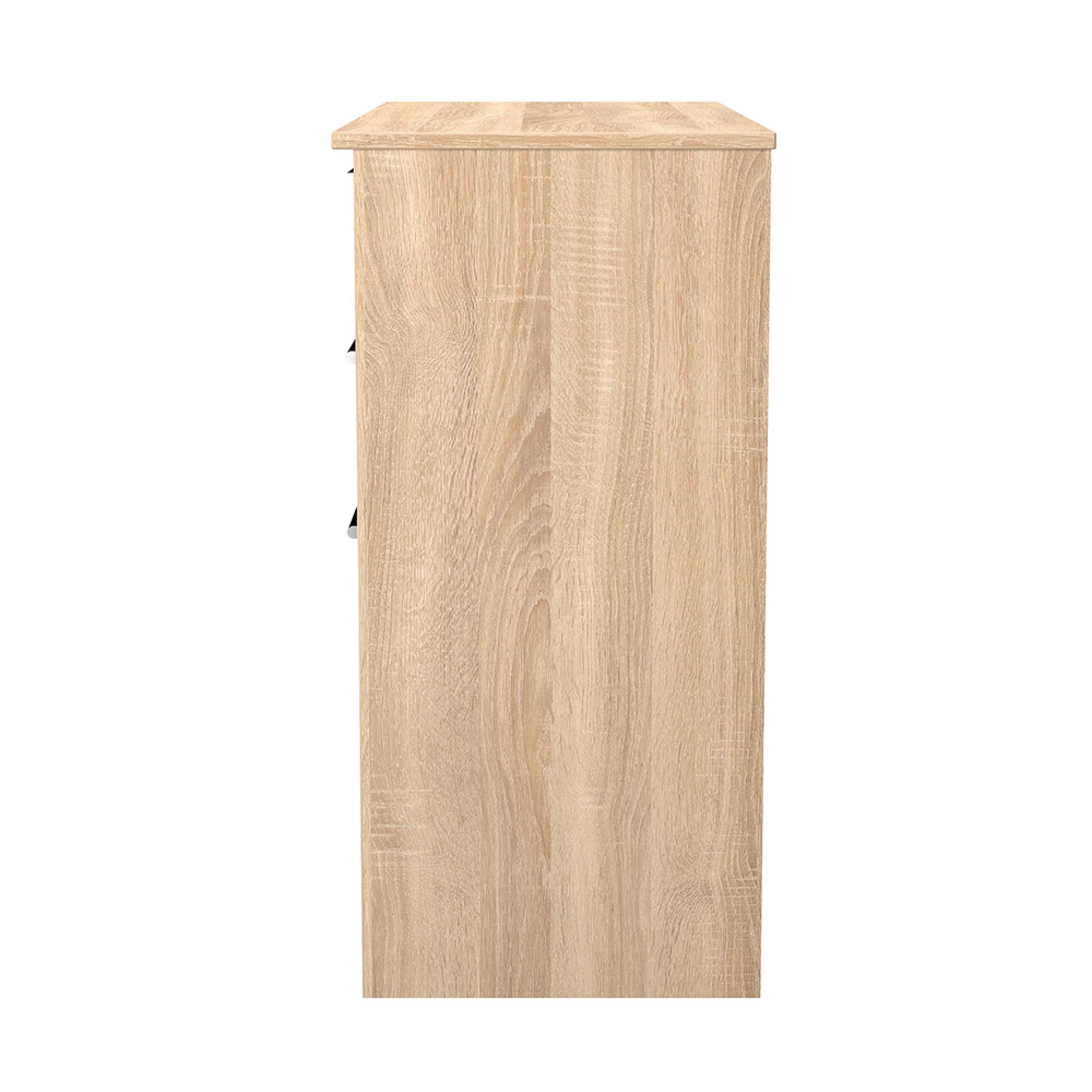 Devon Single Dressing Table - 3 Drawer - Oak