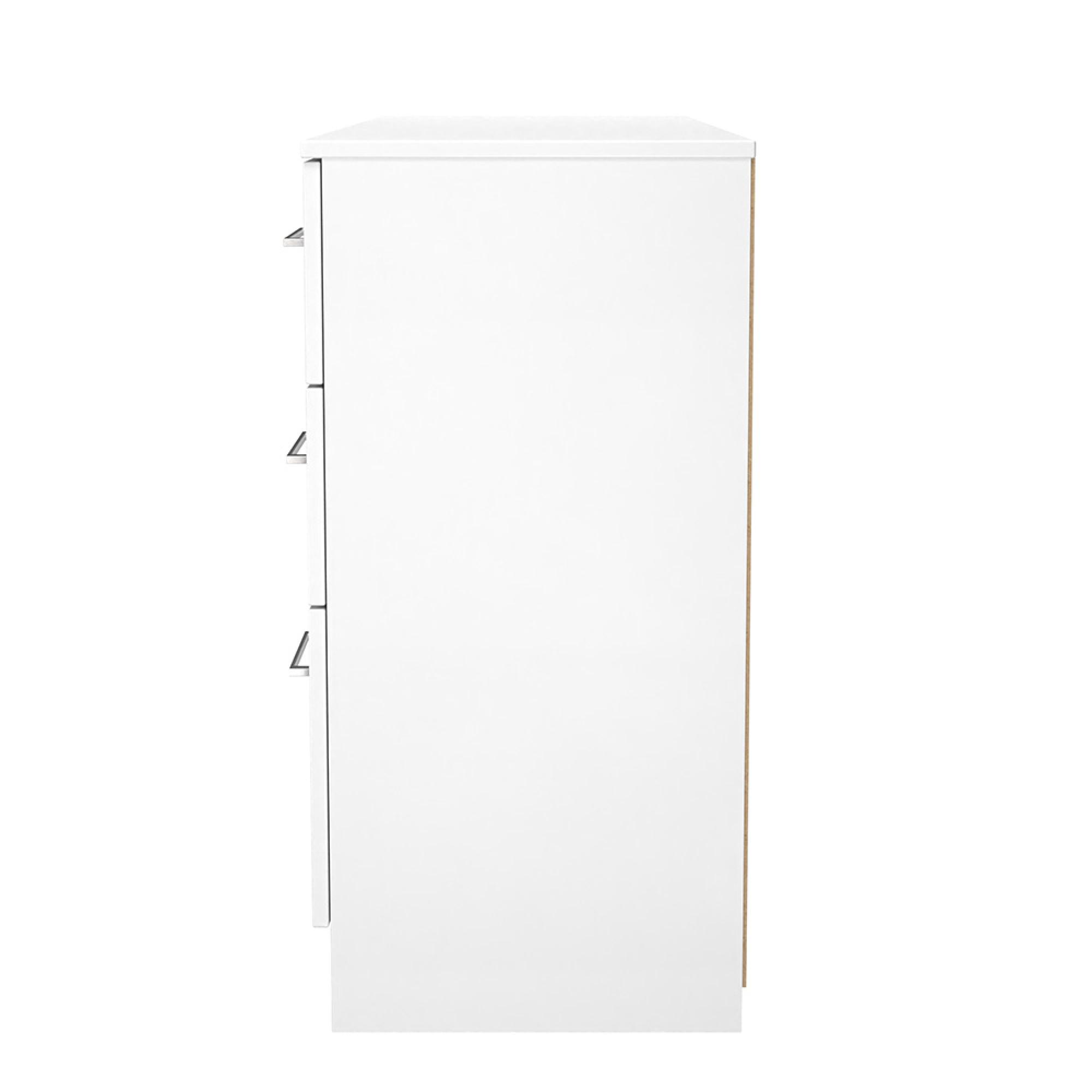Worcester Dressing Table - 6 Drawer - Double - White