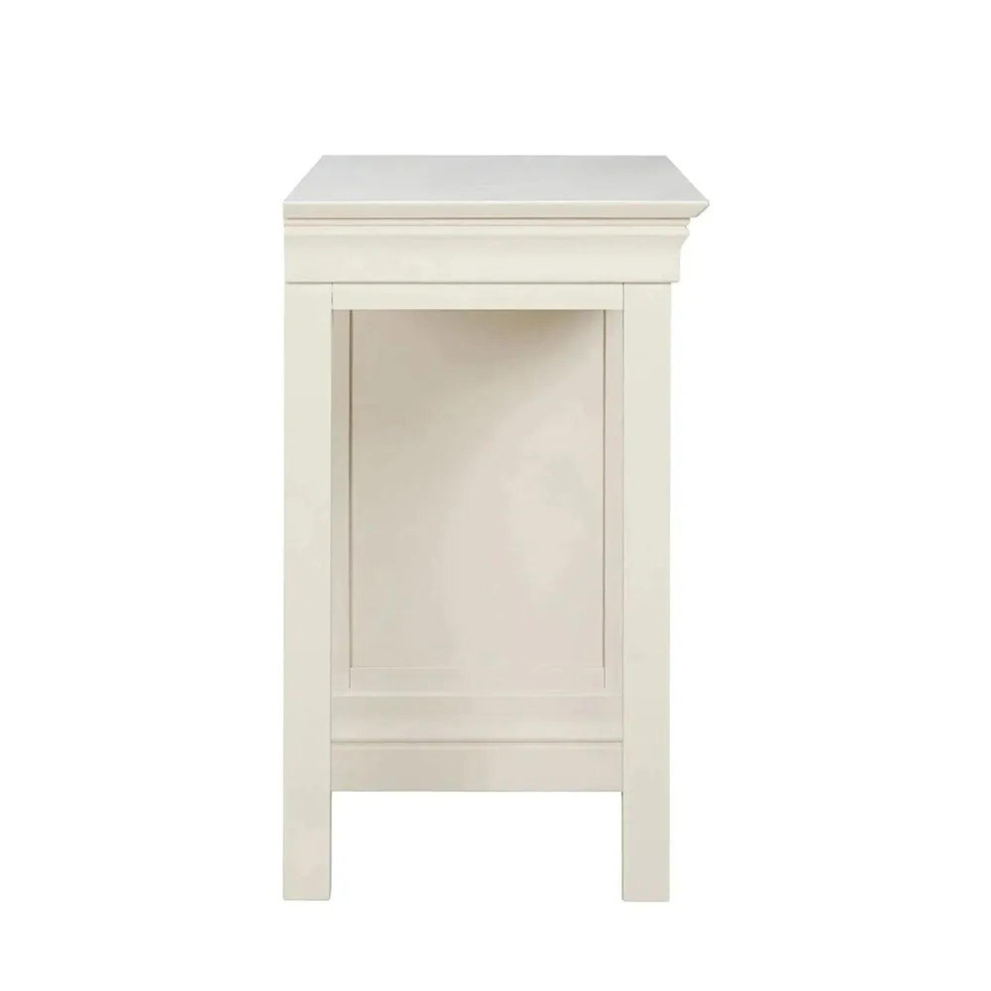Paisley Dressing Table - 3 Drawer - Cream Painted