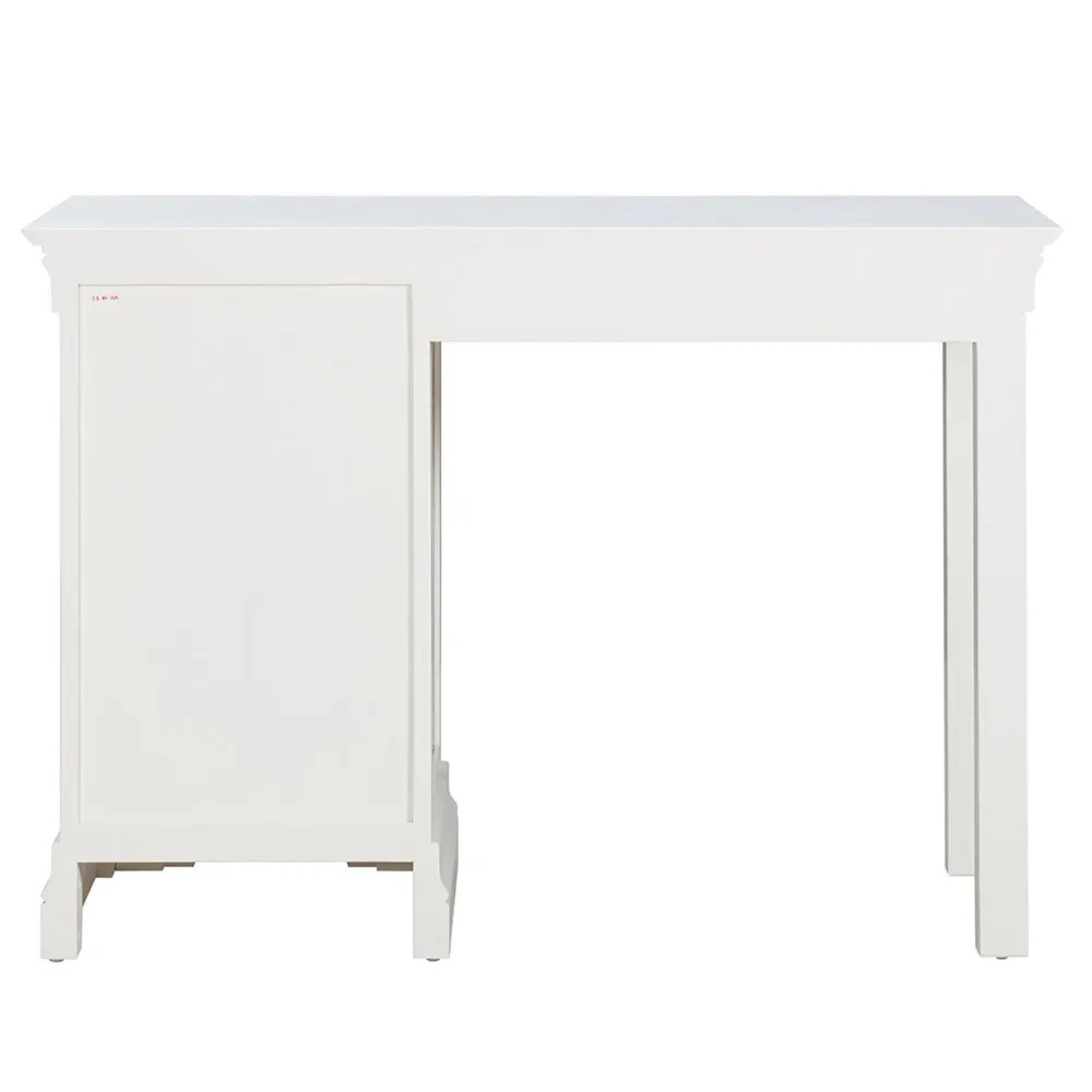 Paisley Dressing Table - 3 Drawer - White Painted