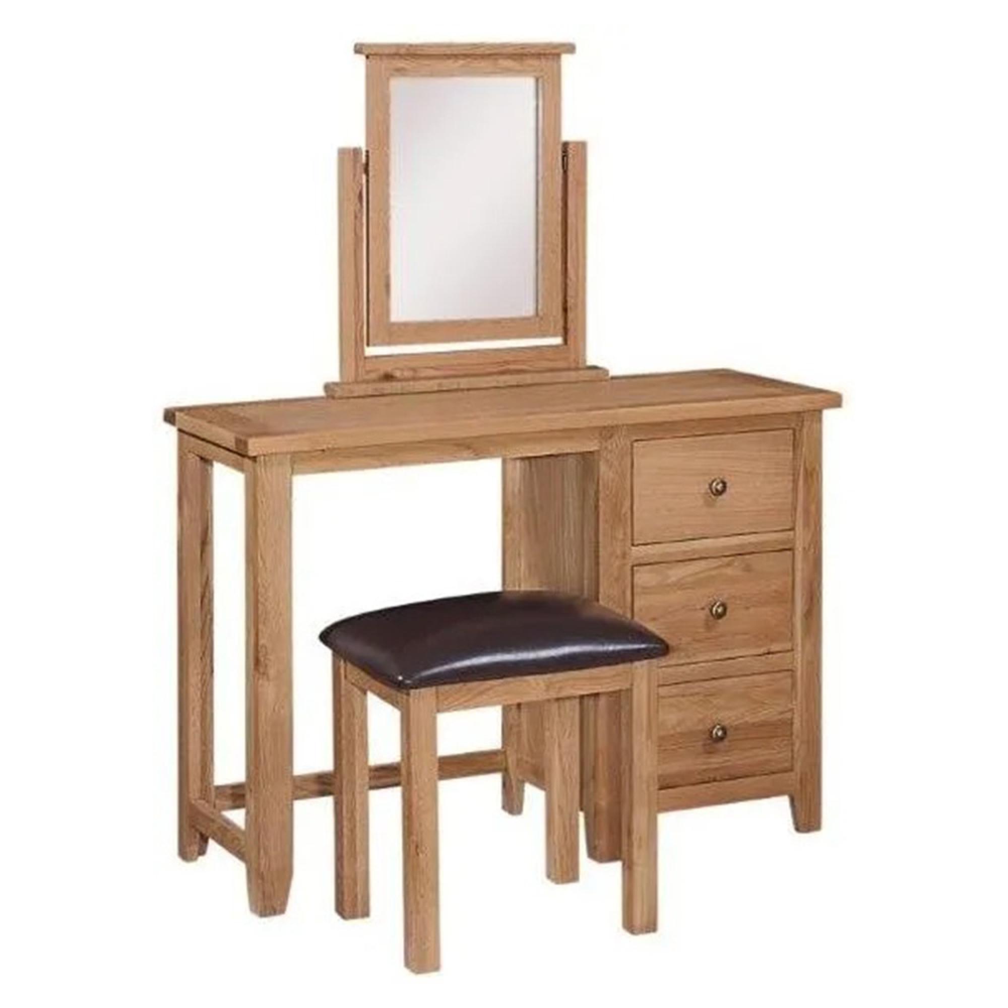 Appleby Dressing Table - 3 Drawer - Petite Oak