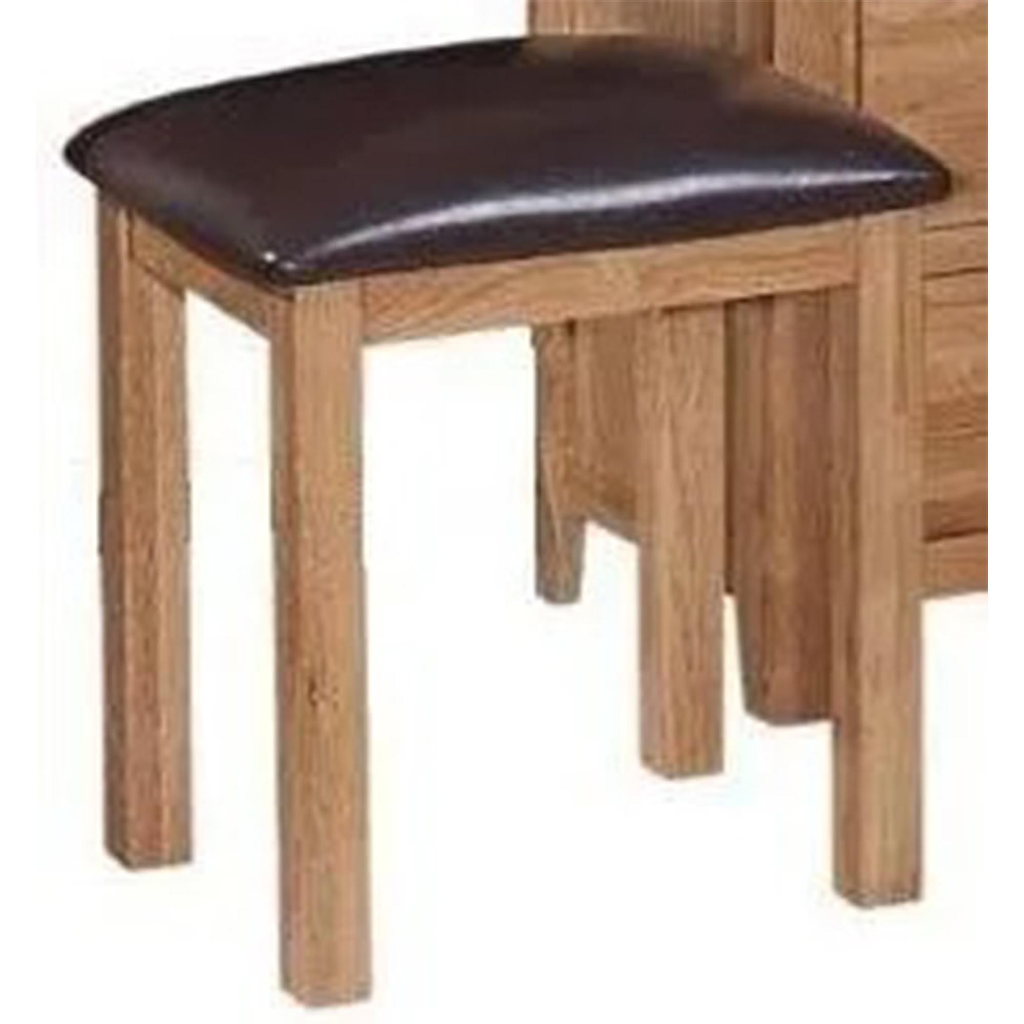 Appleby Dressing Stool - Petite Oak
