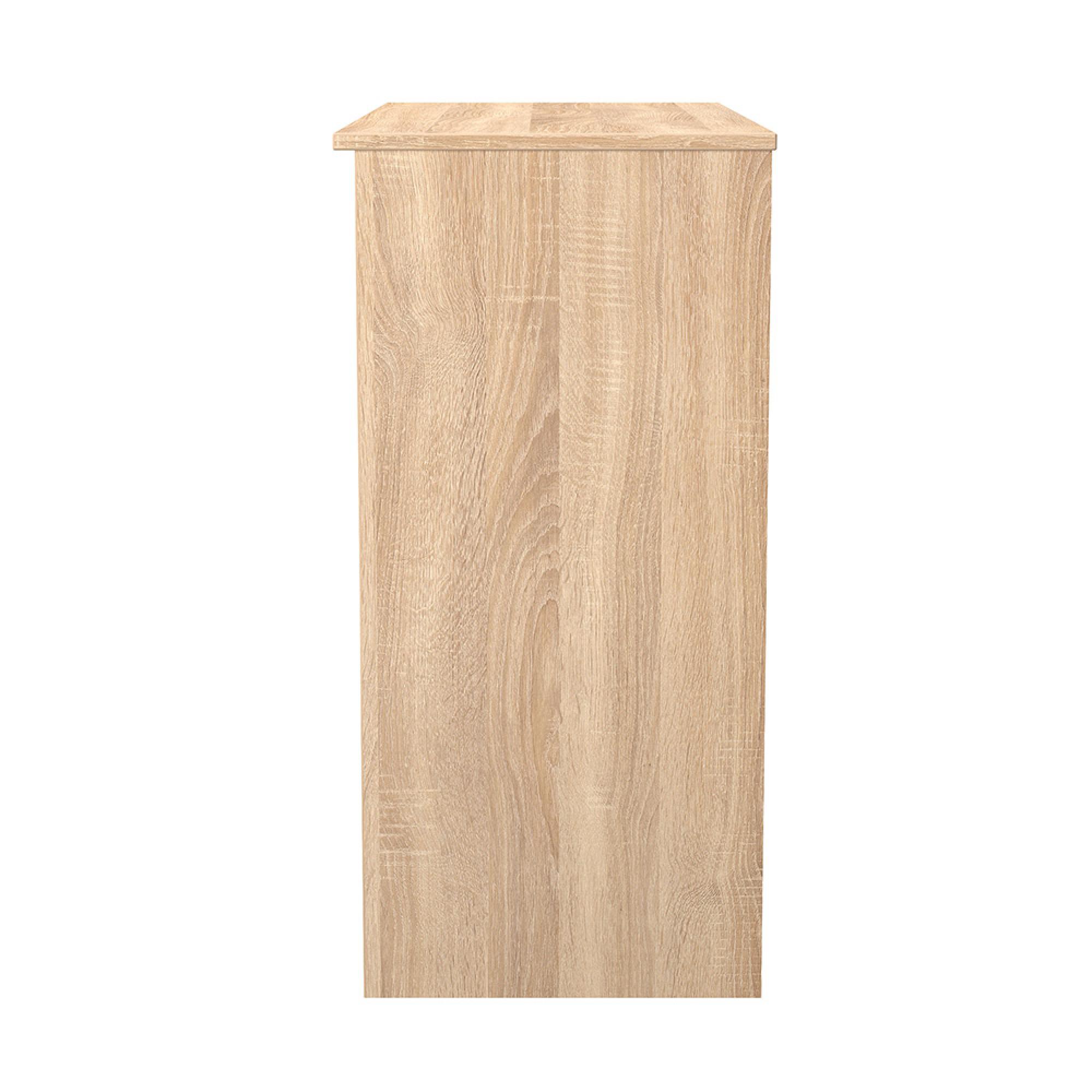 Avon Dressing Table - 3 Drawer - Single - Oak