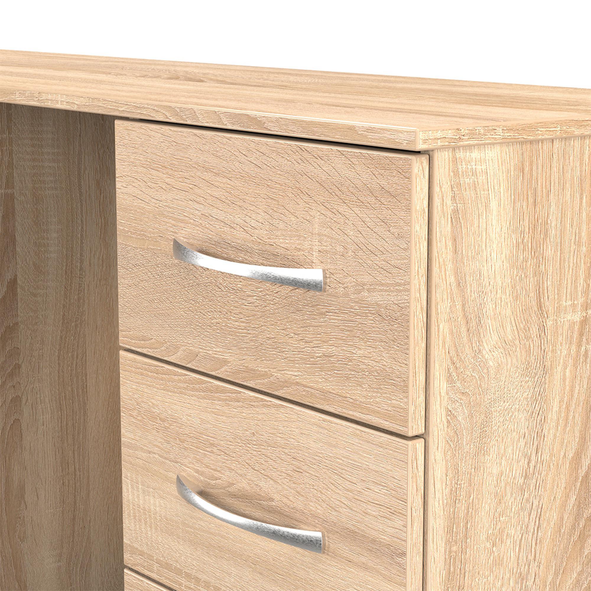 Avon Dressing Table - 6 Drawer - Double - Oak