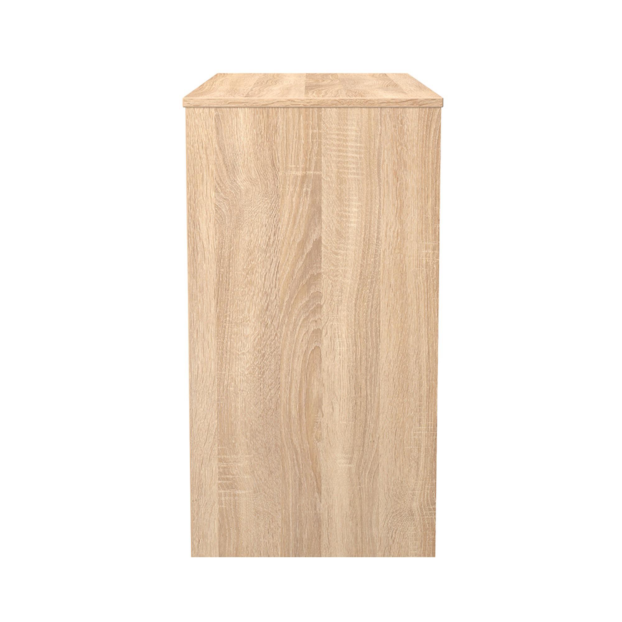 Monaco Dressing Table - Single - 3 Drawer - Oak