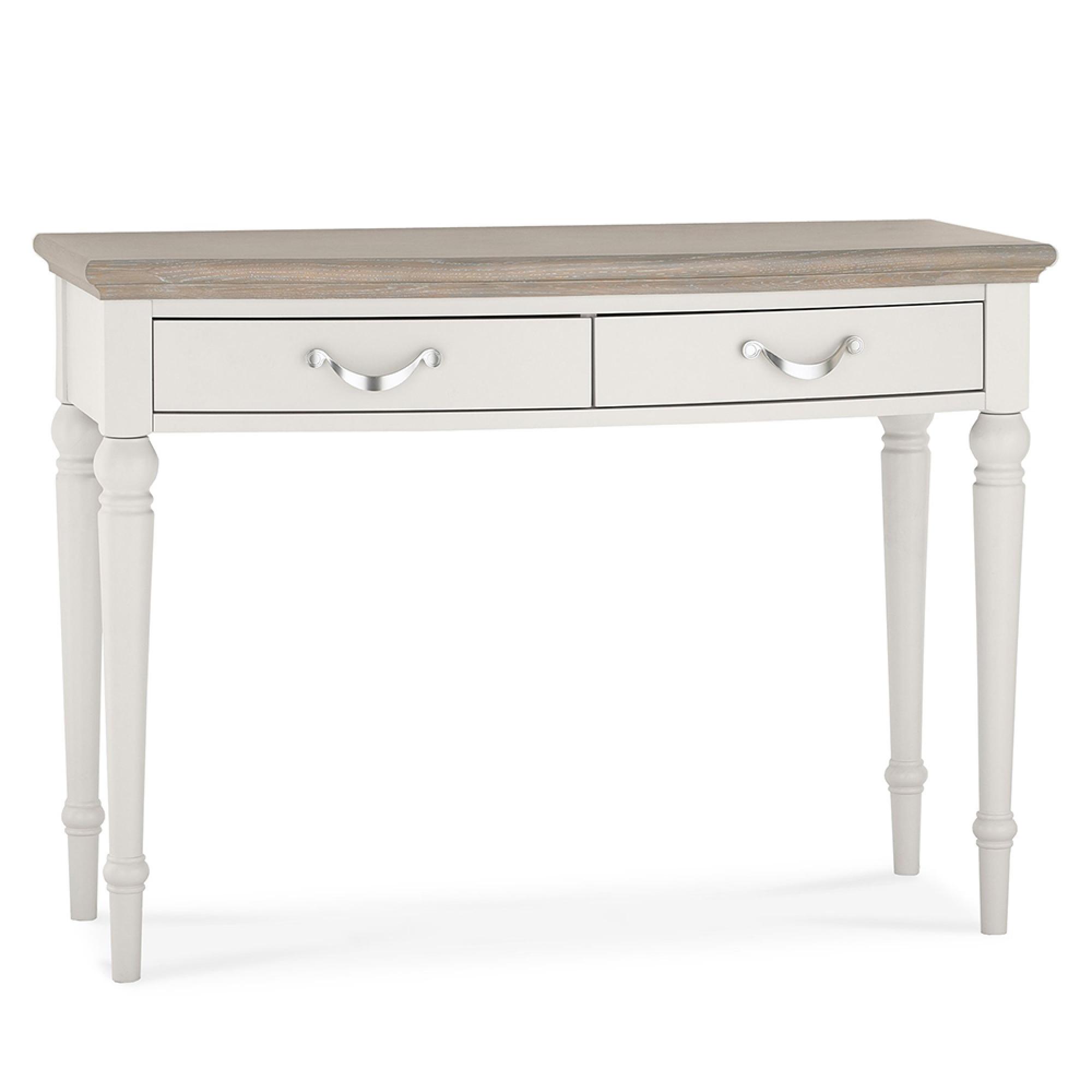 Montreux Dressing Table - Grey Washed Oak & Soft Grey