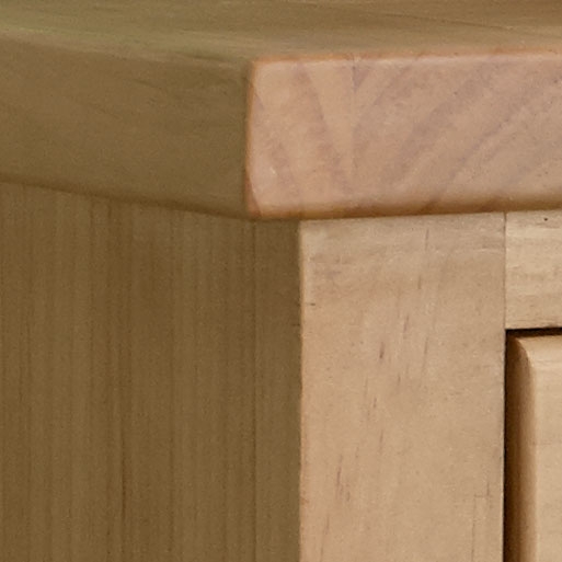 Churchill Waxed Pine 3 Drawer Single Dressing Table