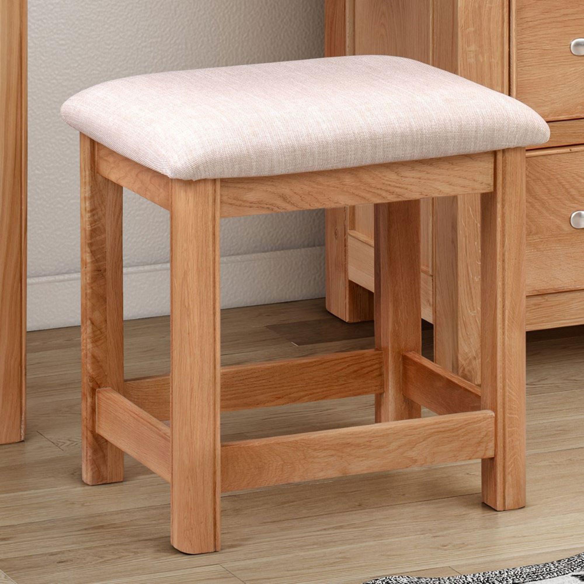 Clarion Dressing Set - 3 Drawer - Oak