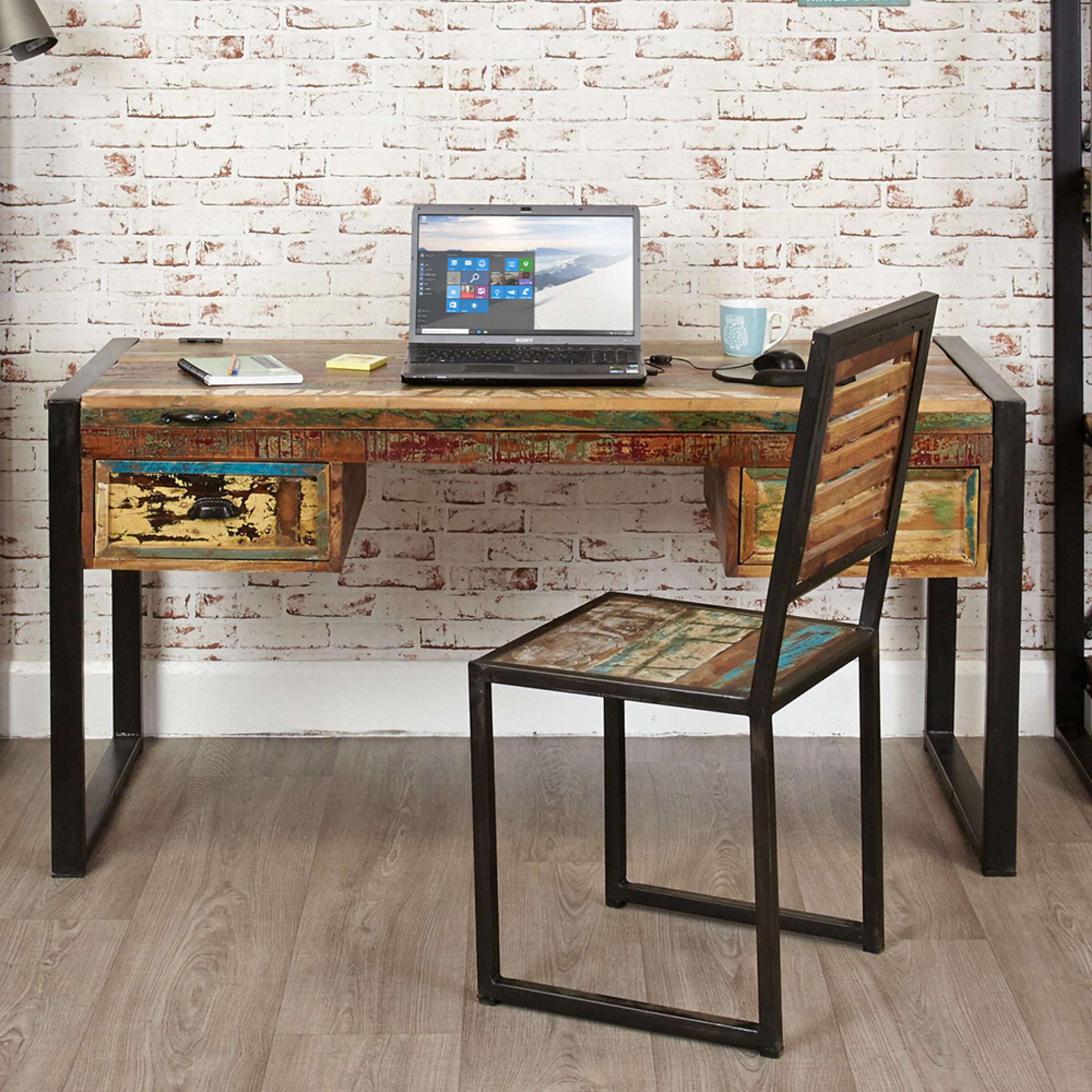 Urban Chic Reclaimed Dressing Table - 2 Drawer