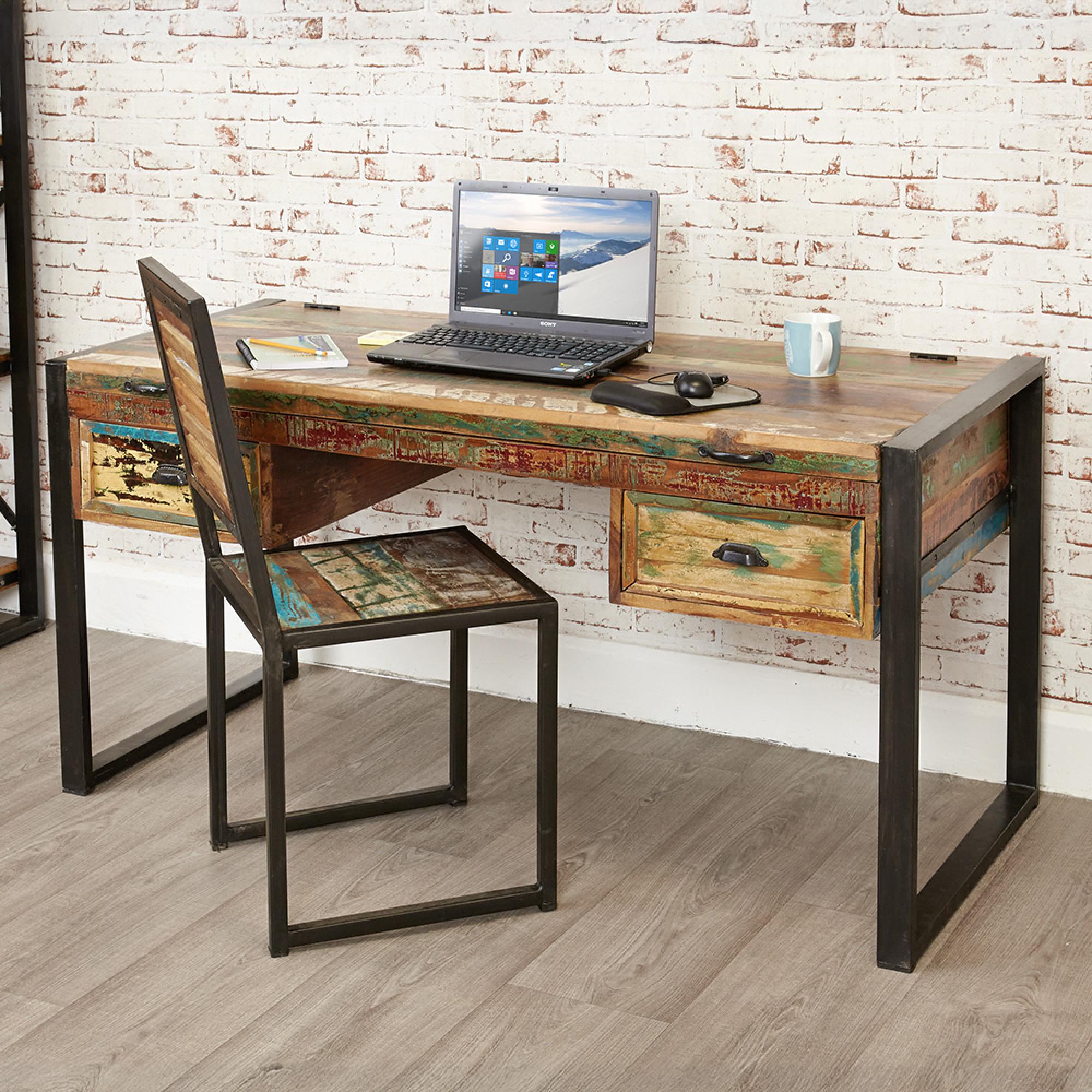 Urban Chic Reclaimed Dressing Table - 2 Drawer
