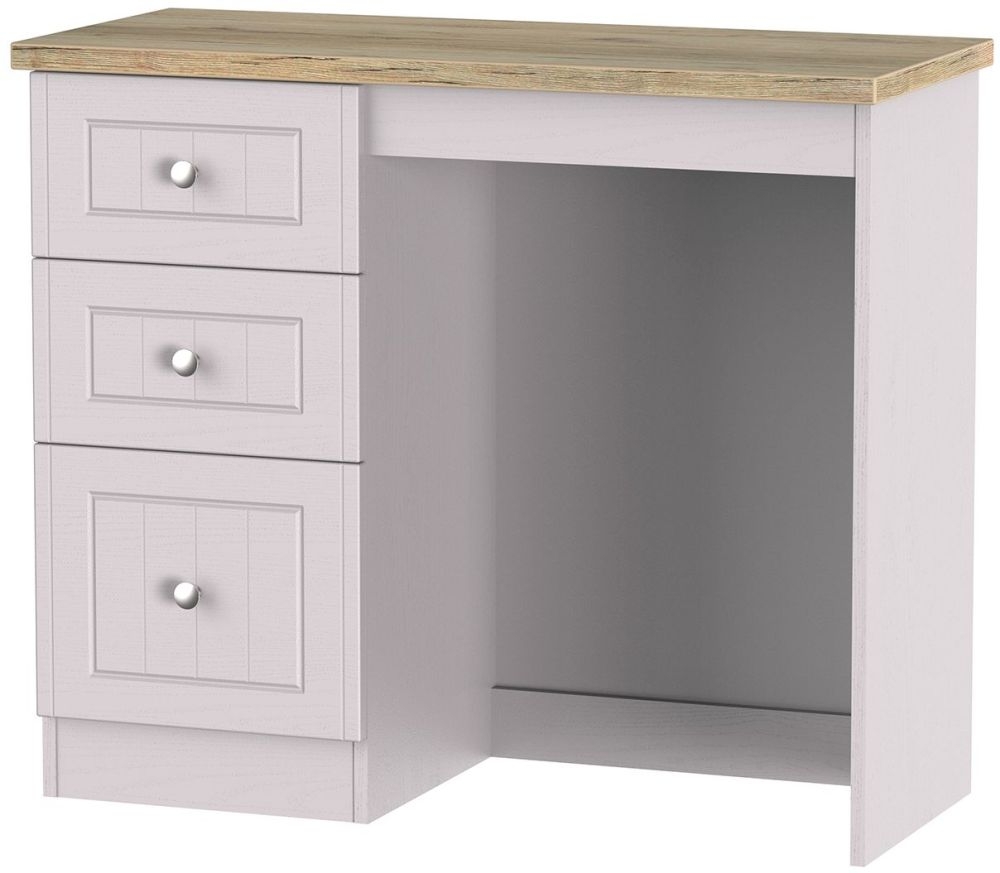 Vienna Cashmere 3 Drawer Single Dressing Table