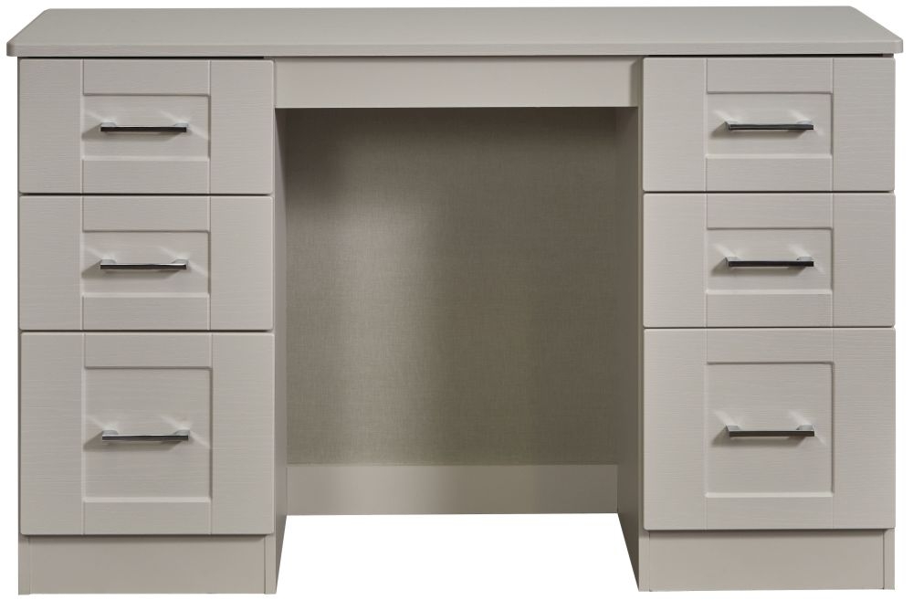 York Cashmere 6 Drawer Double Dressing Table