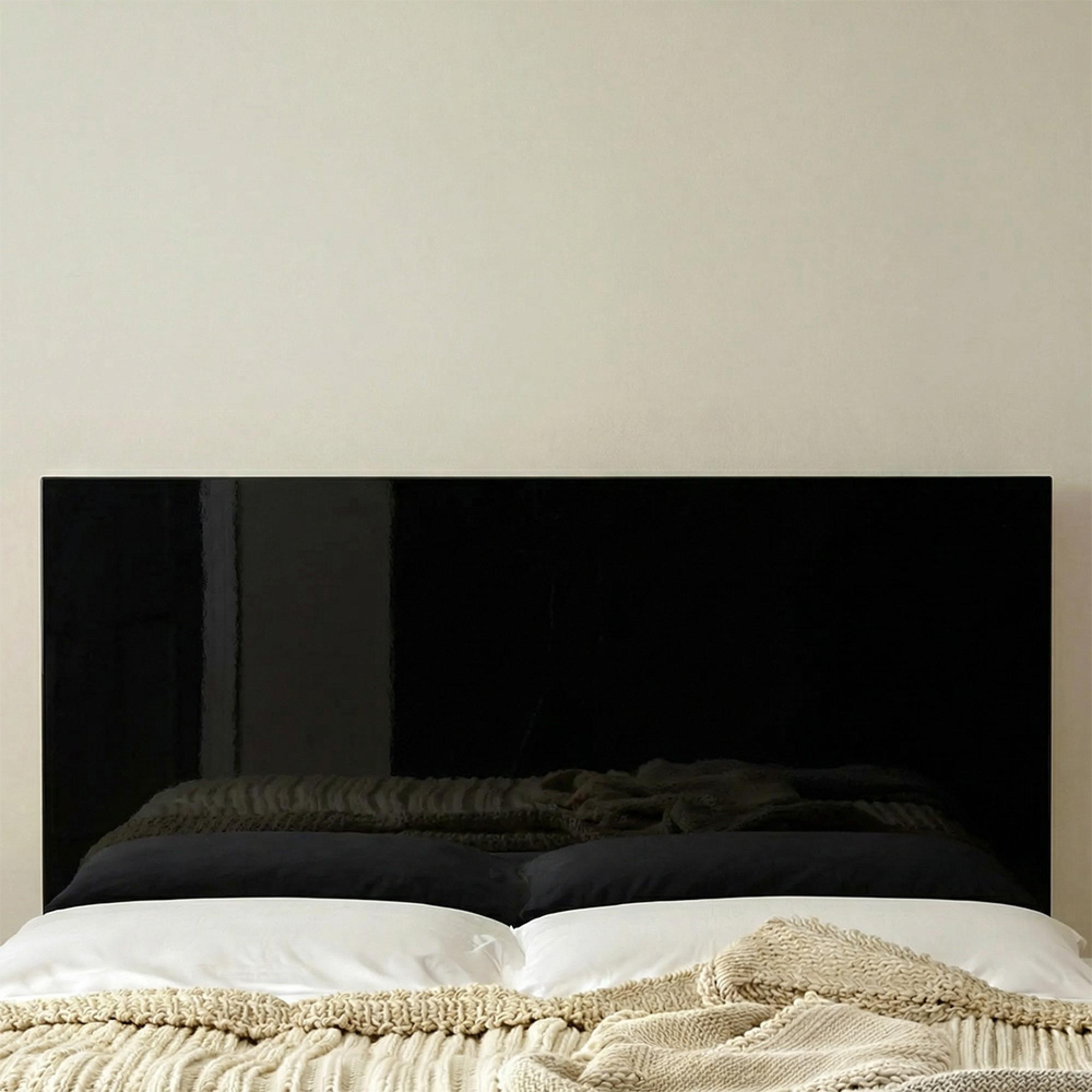 Camden Headboard - Black Gloss - Sizes Available