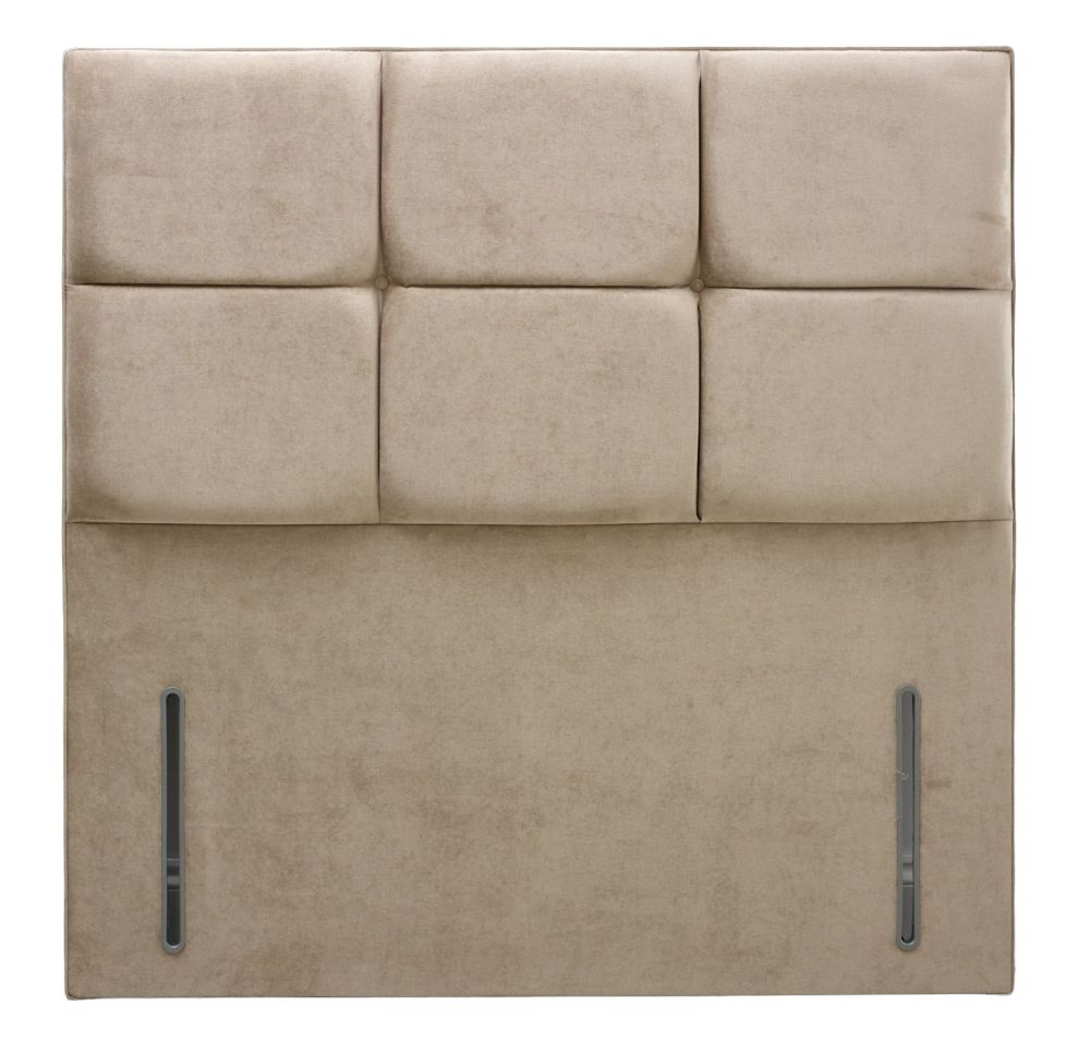 Essentials Large Cobbled Fabric Headboard
