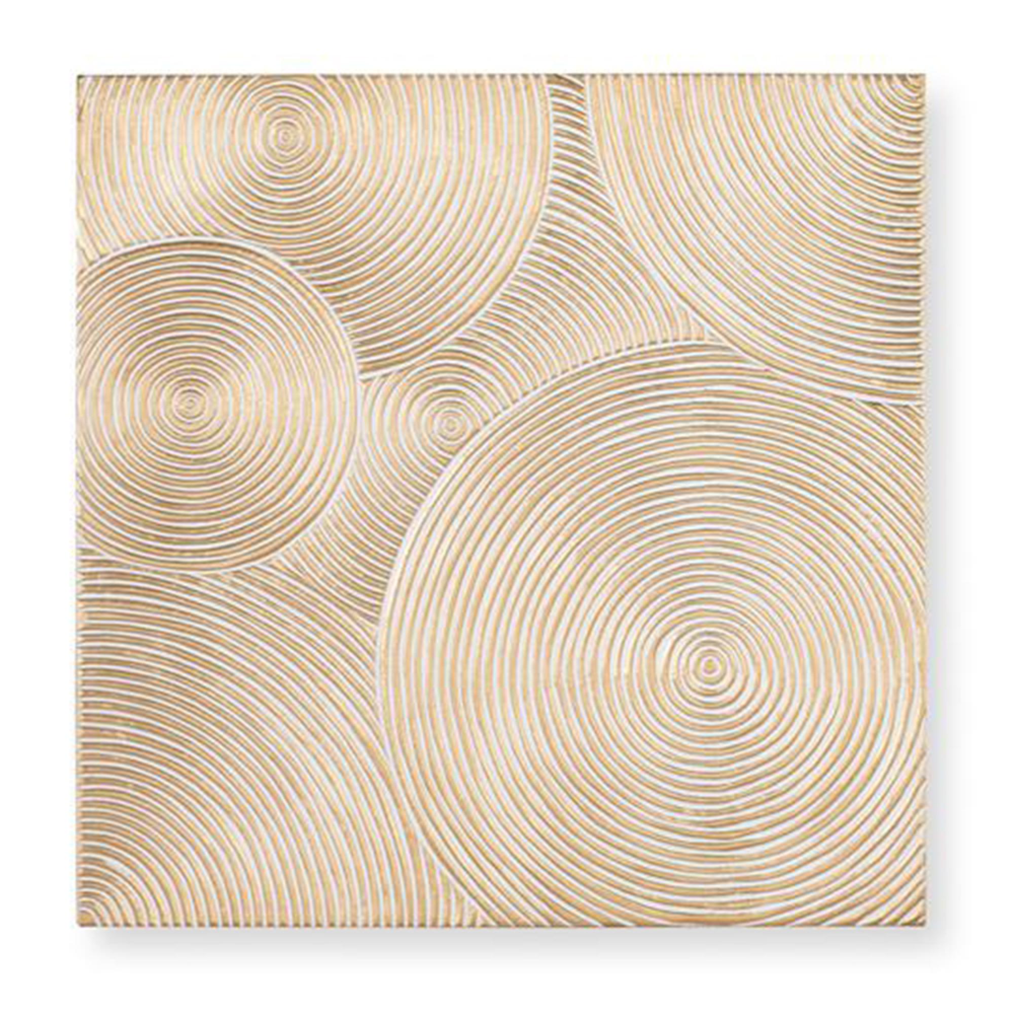 Etulia Decorative Panel - Gold - Square - 90cm