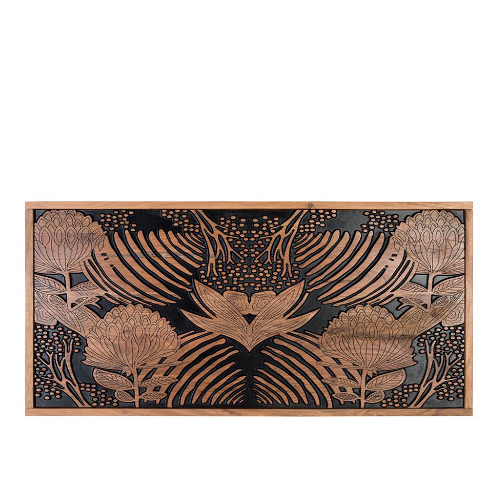 Valentia Artisan Headboard - 166cm - Acacia Wood