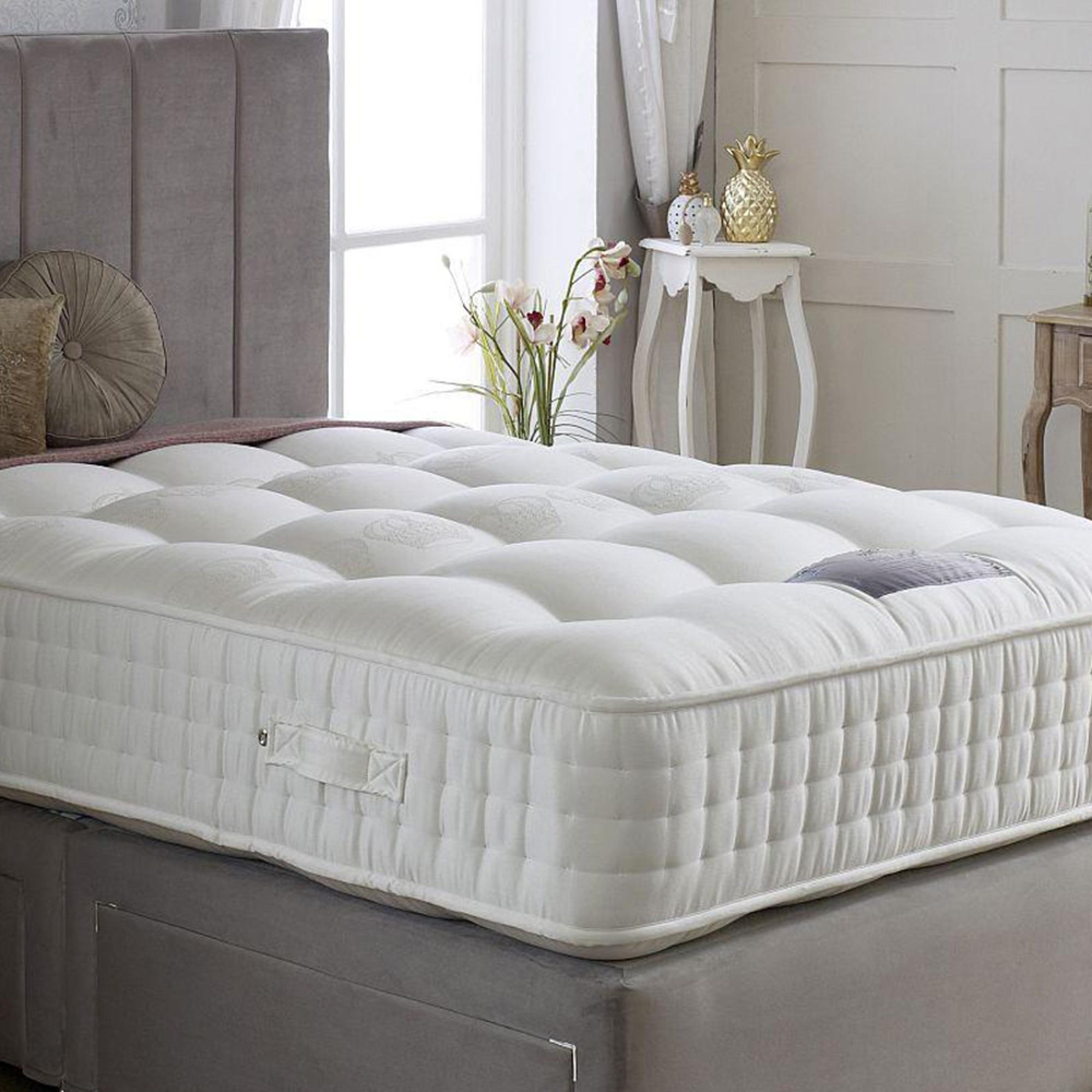 Natural Royal Crown Mattress - 1000 Pocket Spring - Sizes Available