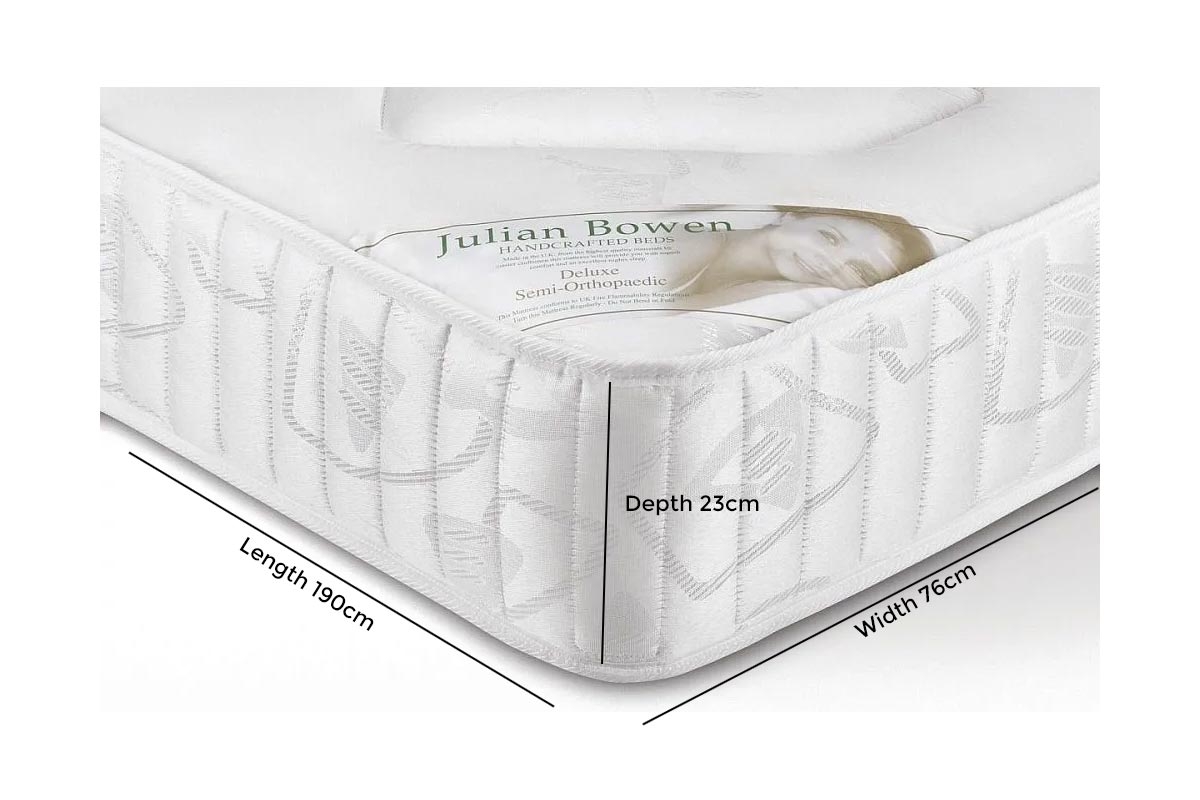Deluxe Spring Mattress - Semi Orthopaedic - Sizes Available