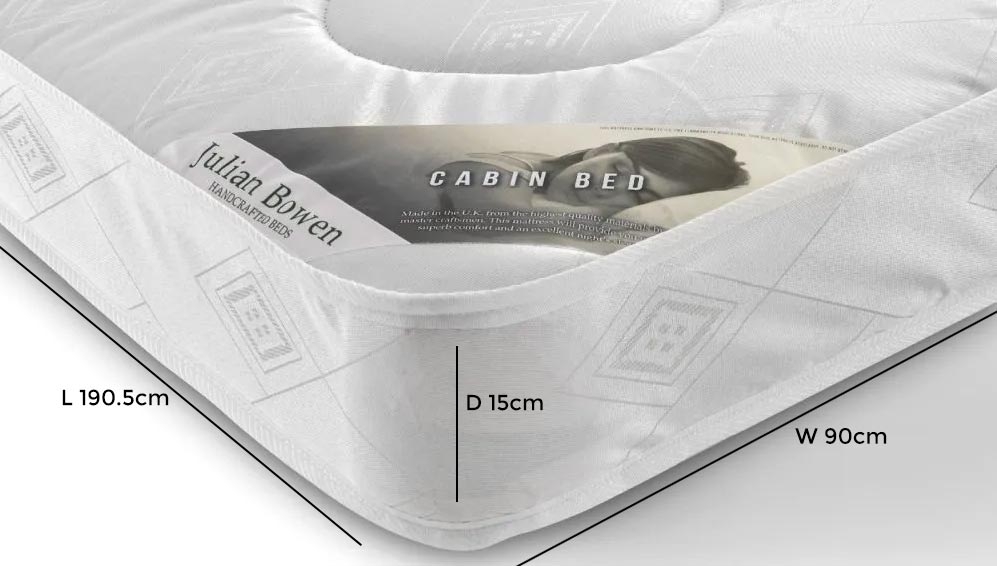 Mattress for Bunk Beds and Cabin Beds - Sizes Available