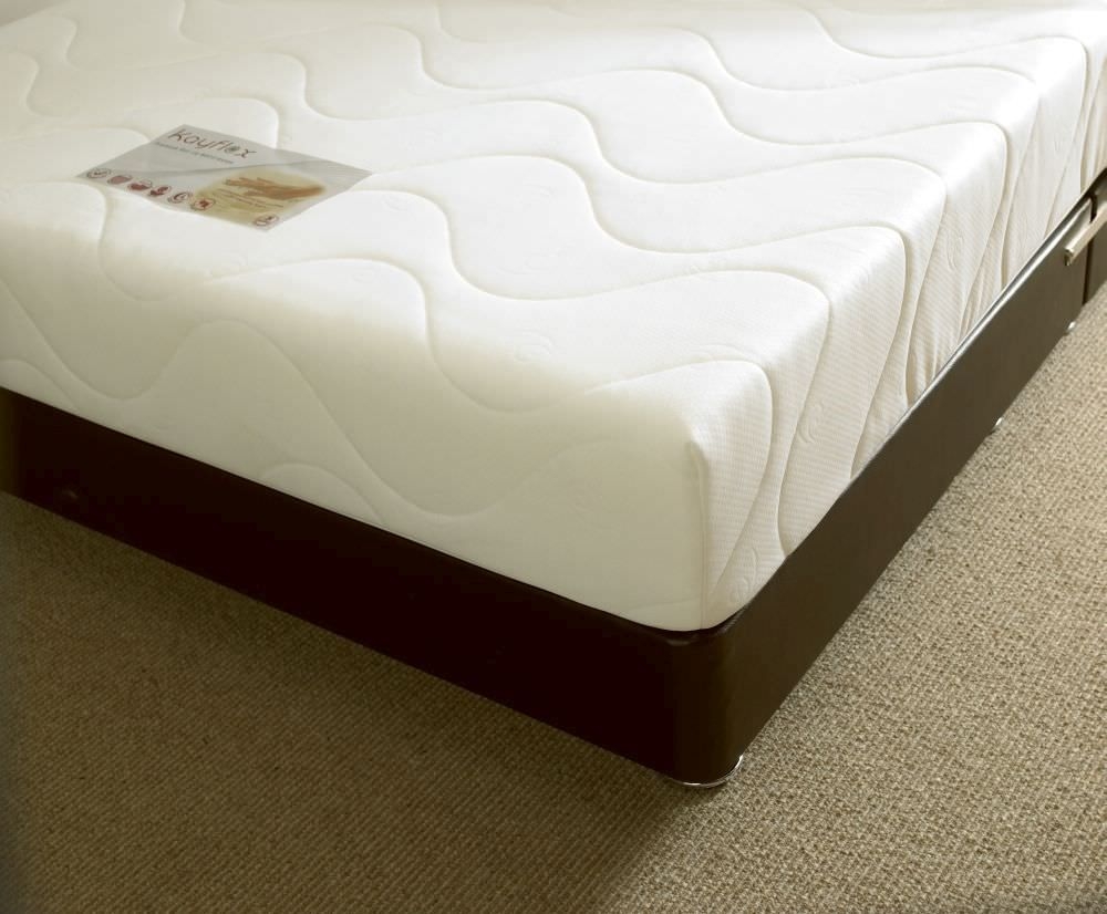 Silver 15cm Reflex Visco Memory Foam Rolled Up Mattress