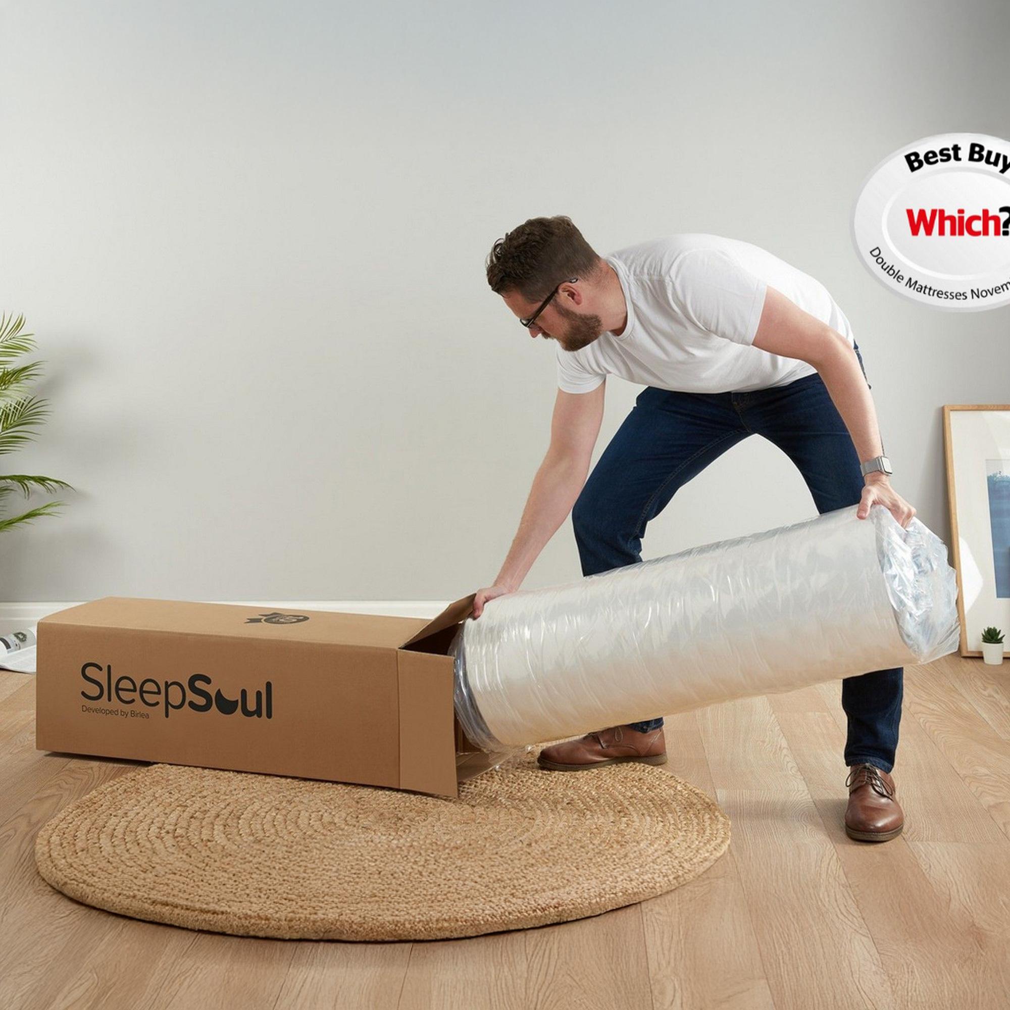 Sleepsoul Cloud Memory Foam Mattress - 800 Pocket Sprung - Sizes Available