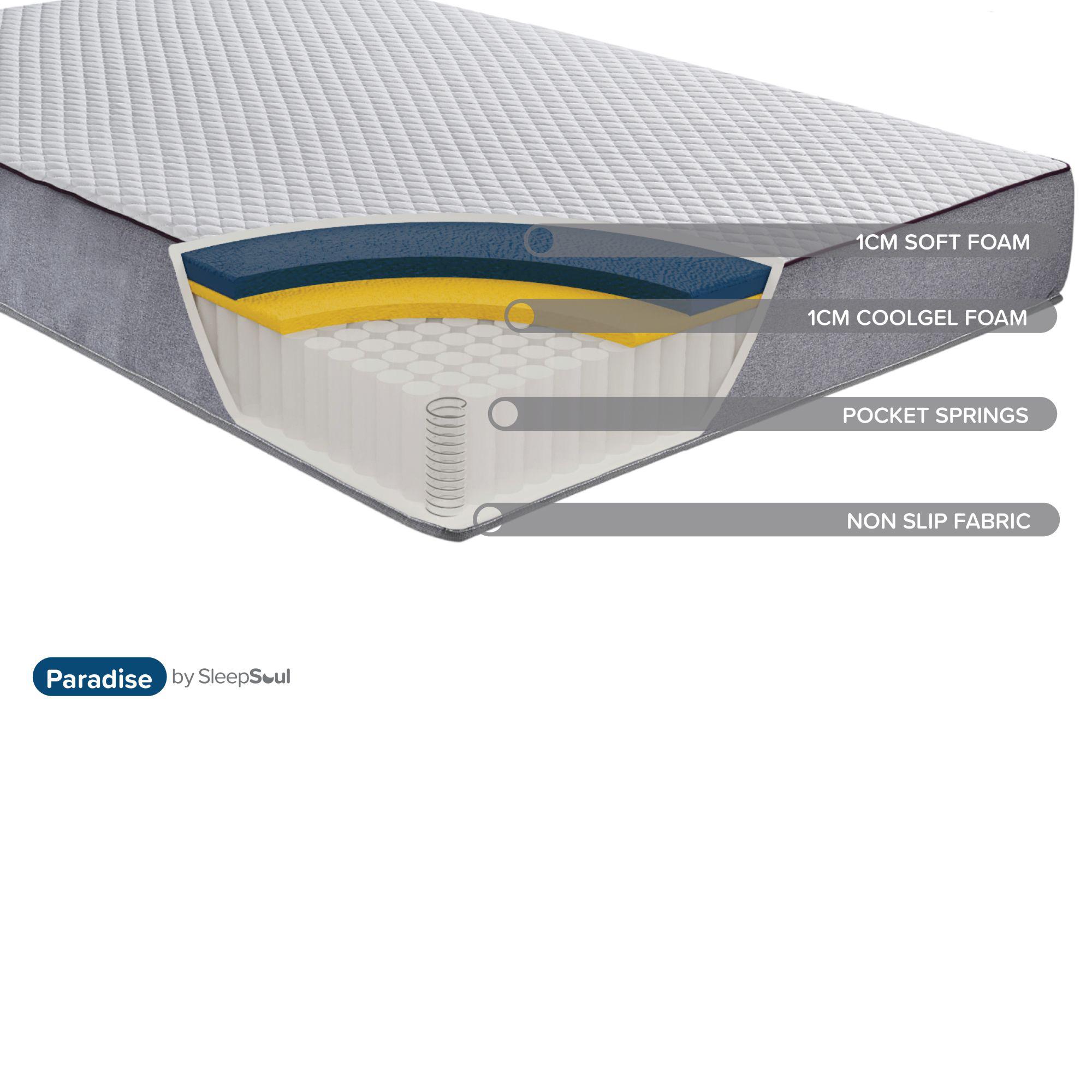 Sleepsoul Paradise Mattress - 600 Pocket Sprung - Sizes Available